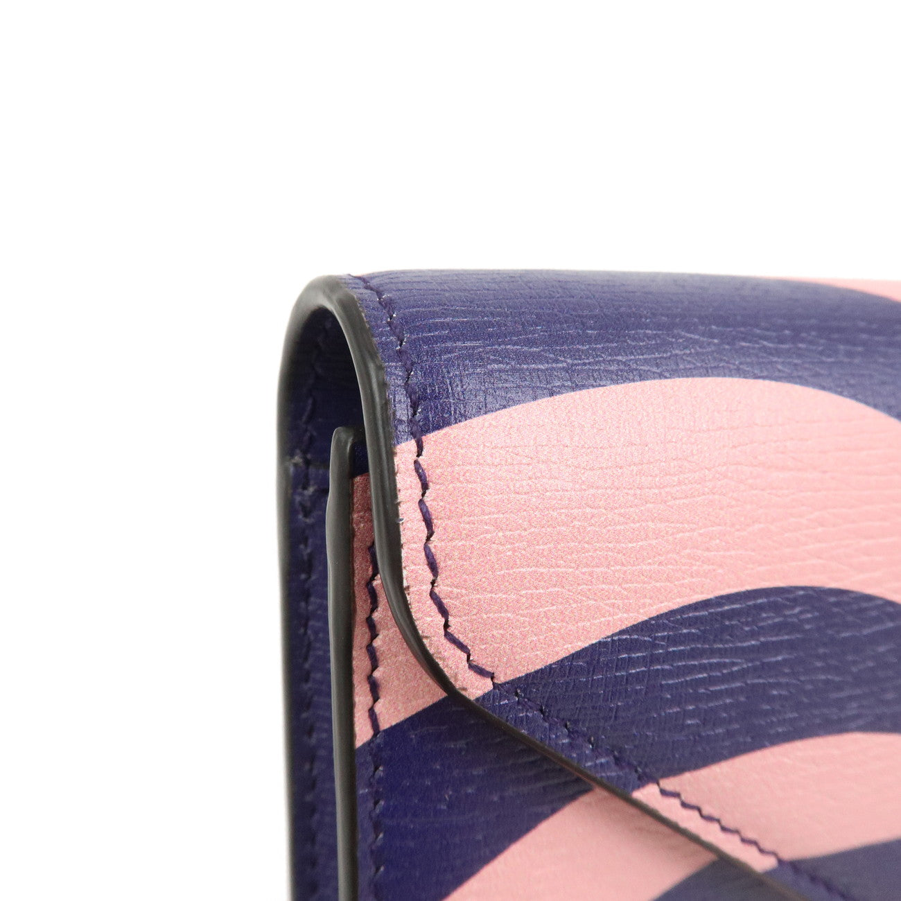 GUCCI GG Marmont Leather Chain Shoulder Bag Purple Pink 726249