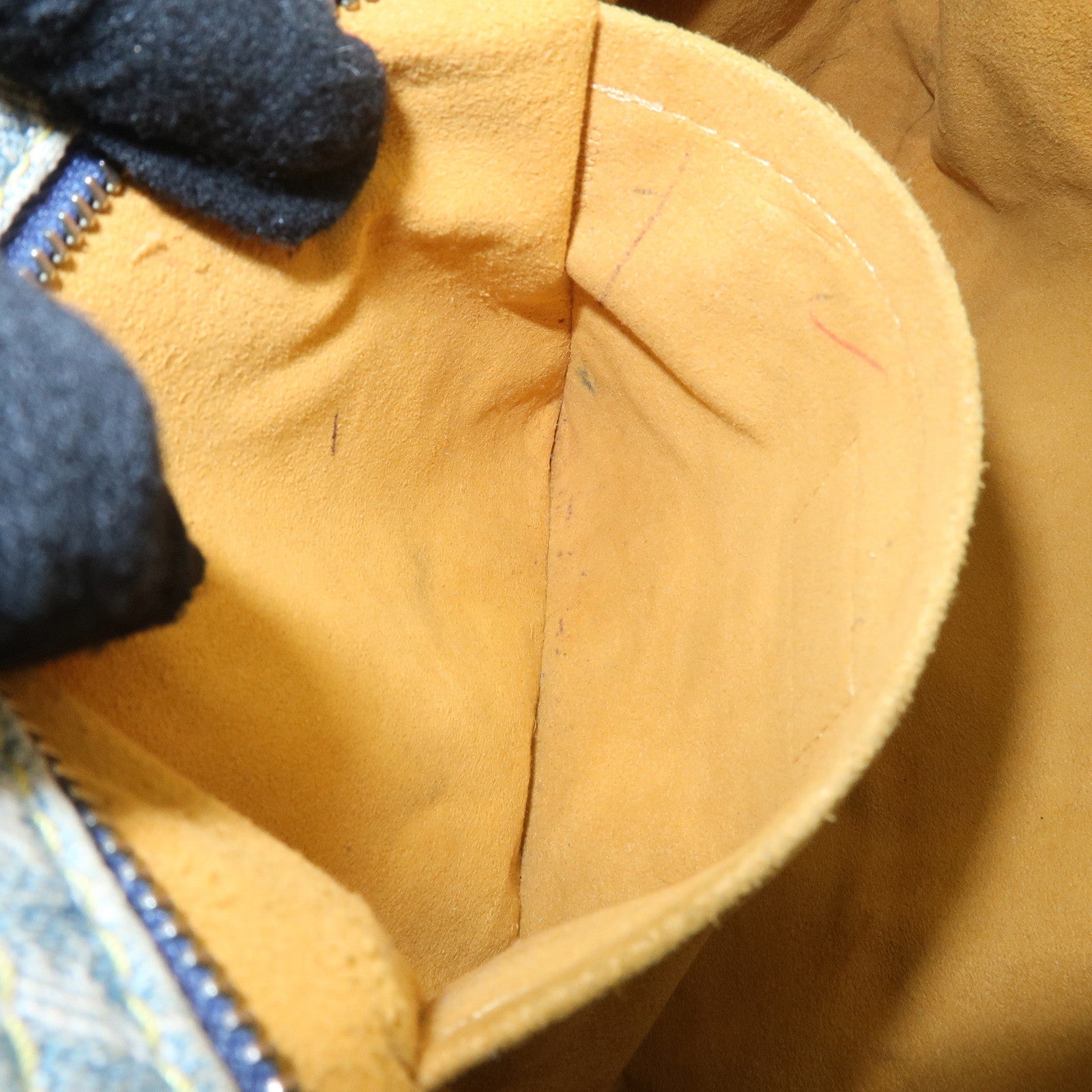 Louis Vuitton Monogram Denim Neo Speedy Boston Bag Blue M95019 Used