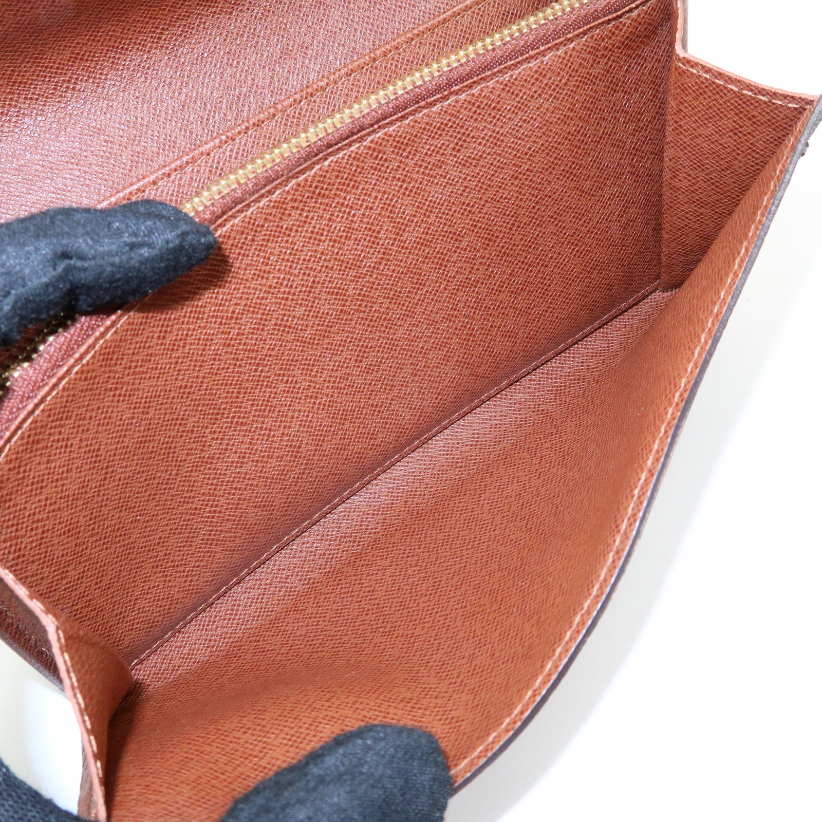 Louis Vuitton Monogram Porte Monnaie Credit Long Wallet M61726