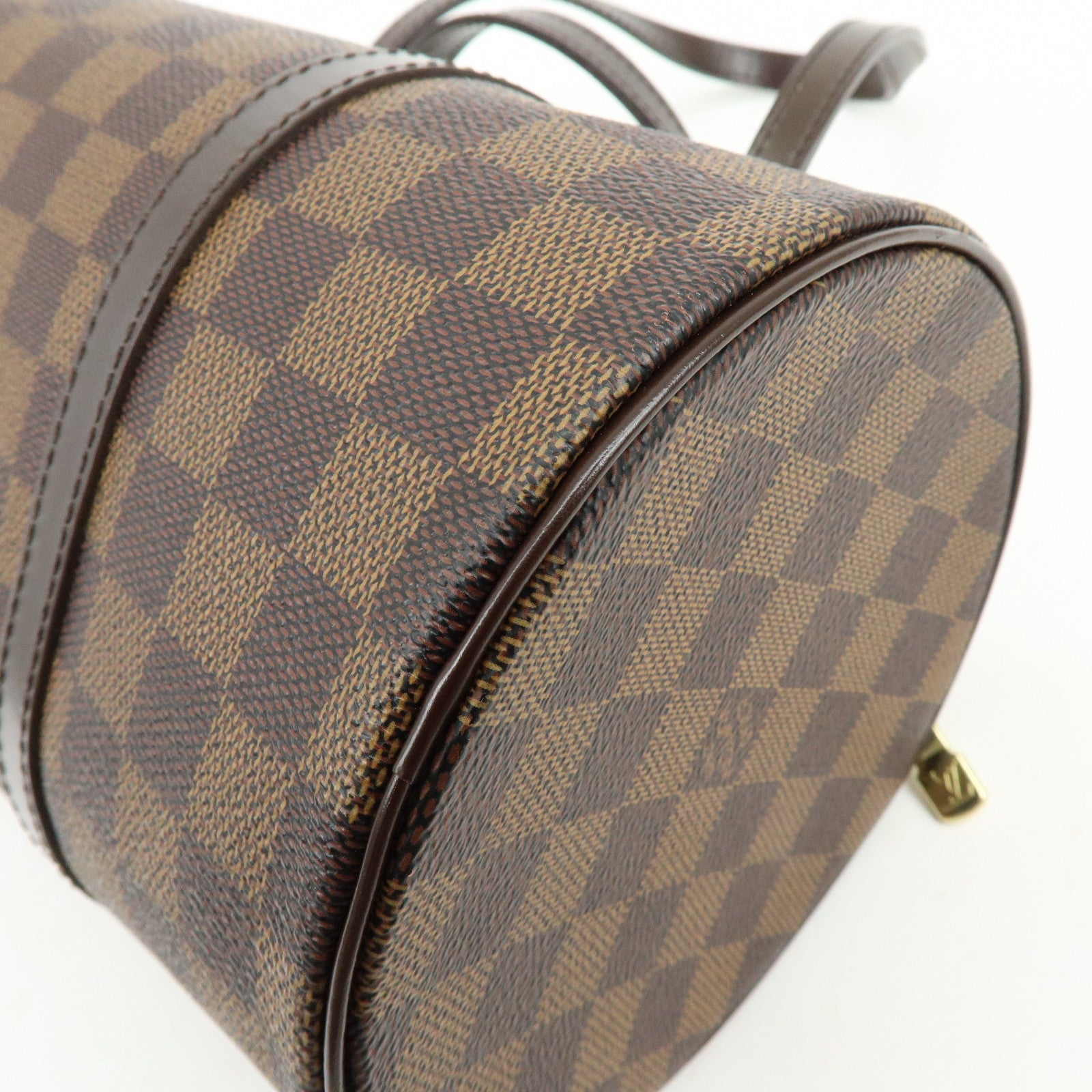 Louis Vuitton Damier Ebene Papillon 30 Hand Bag Brown N51303