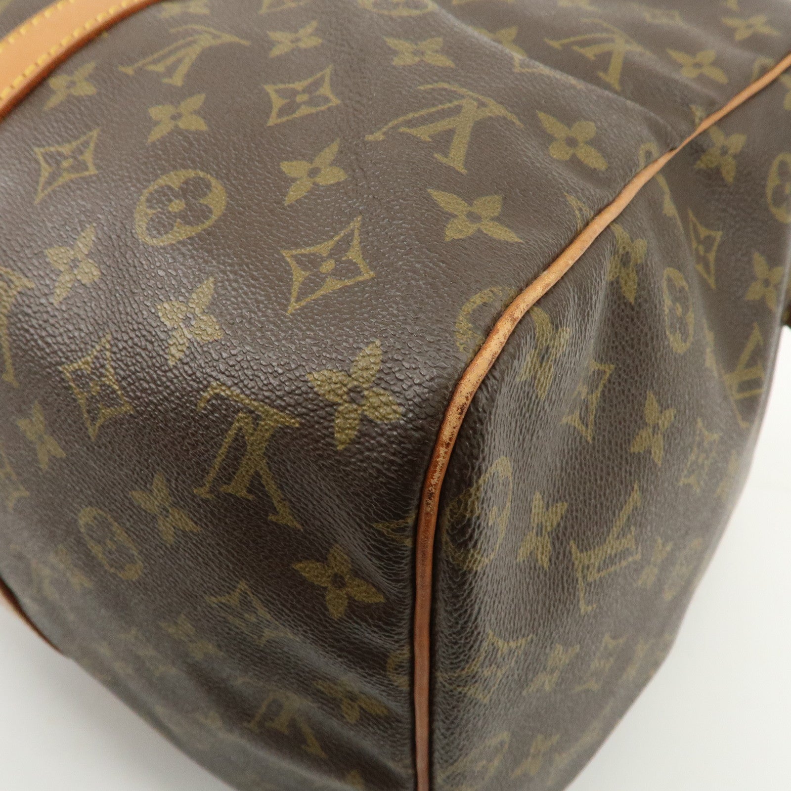 Louis Vuitton Monogram Sac Souple 45 Boston Bag Brown M41624