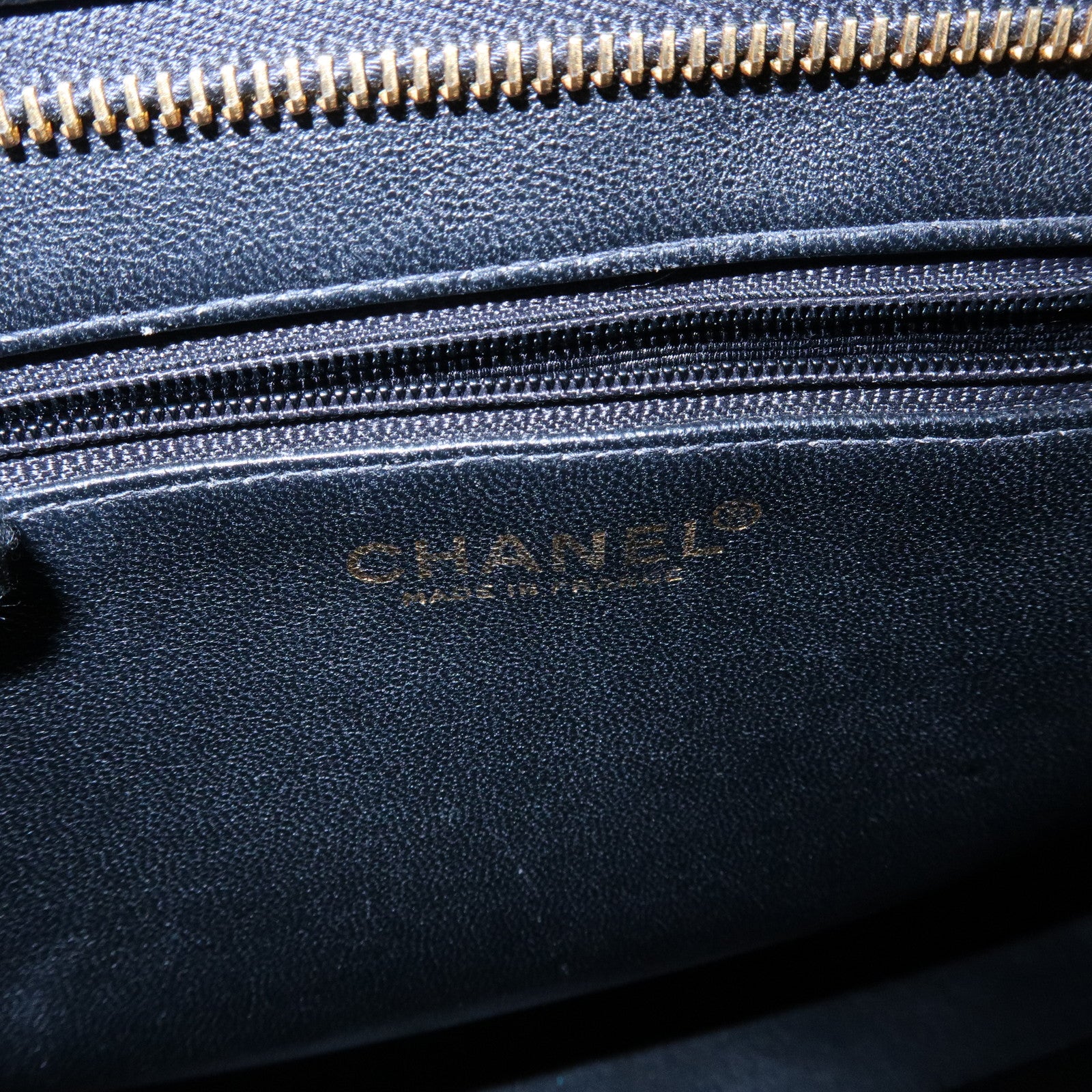 CHANEL Matelasse COCO Mark Medallion Tote Bag Hand Bag Black A01804