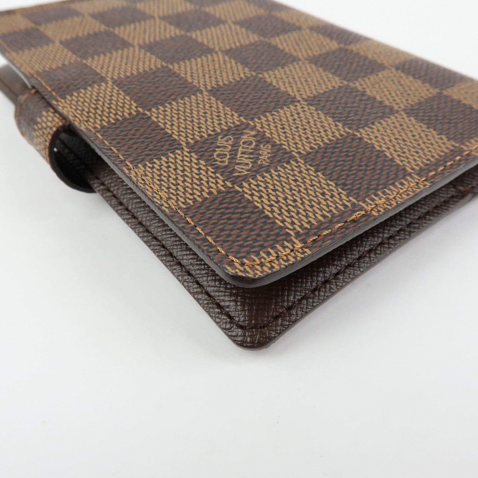 Louis Vuitton Damier Ebene Agenda PM Planner Cover Brown R20700