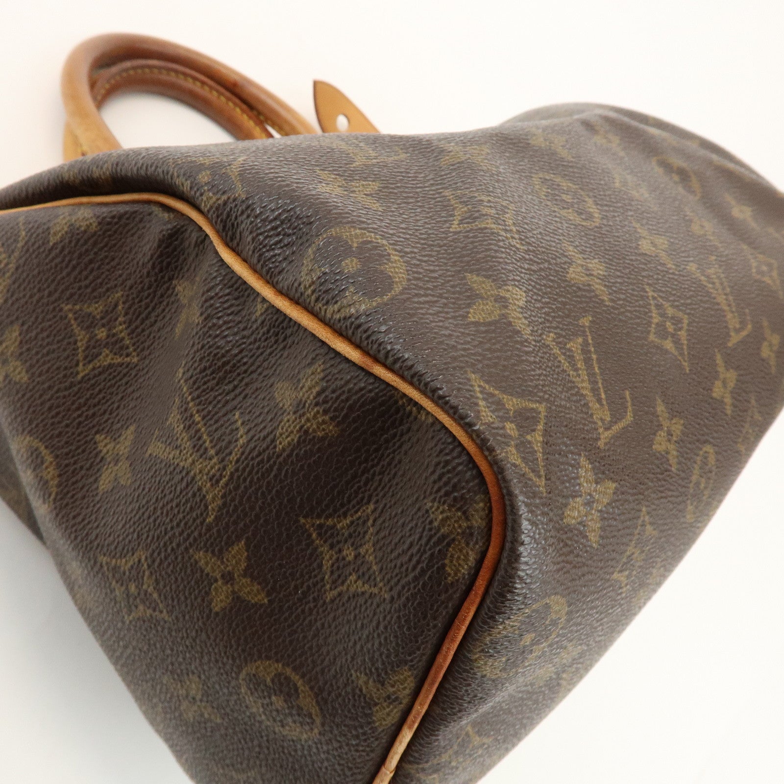 Louis Vuitton Monogram Speedy 25 Boston Bag Hand Bag Brown M41528