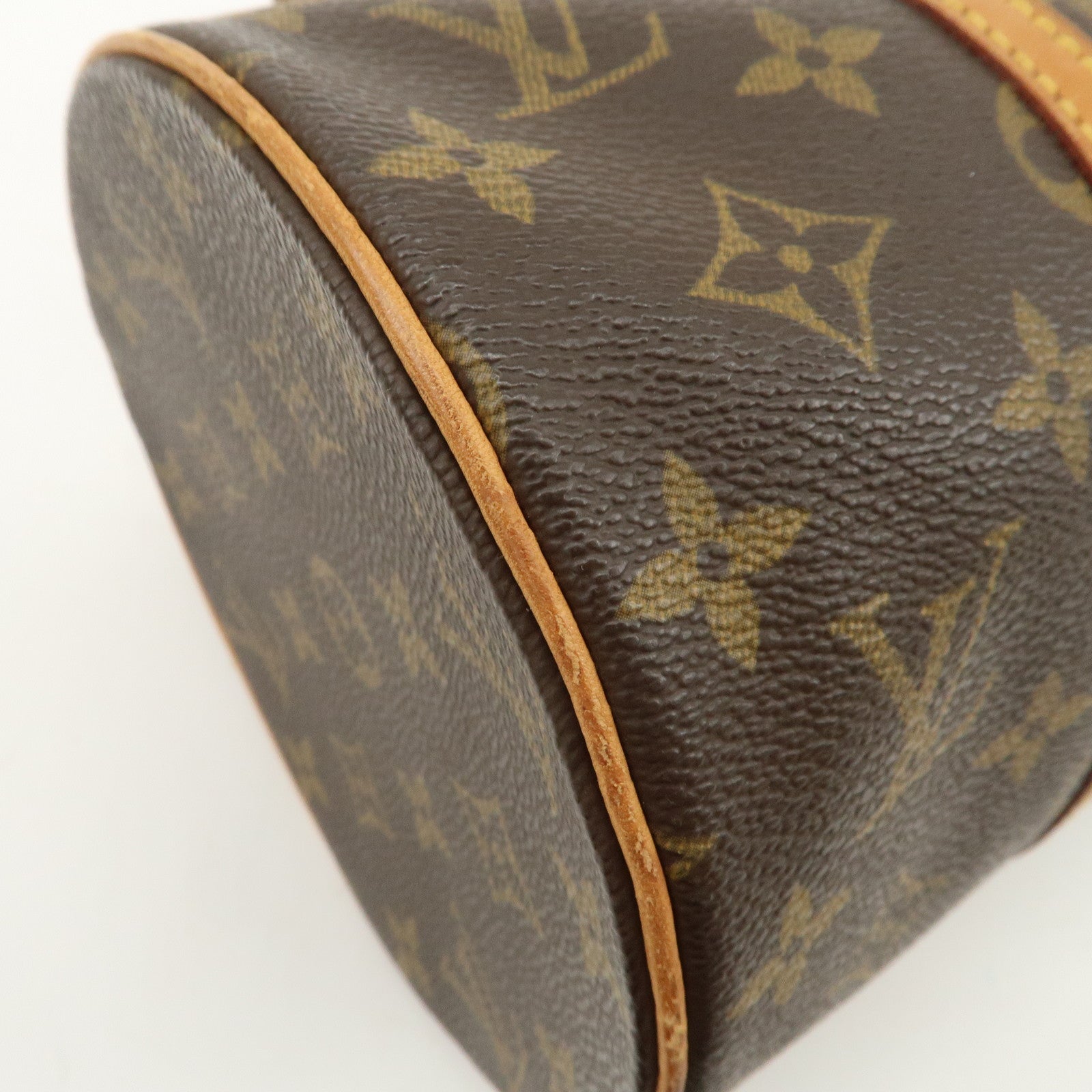 Louis Vuitton Monogram Papillon 30 Hand Bag New Style Brown M51385
