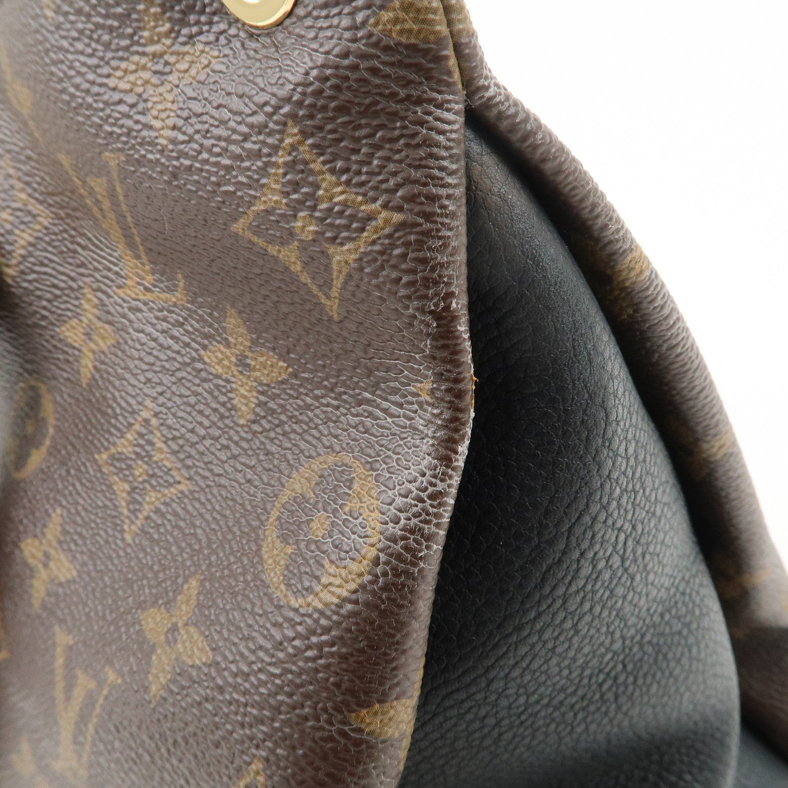 Louis Vuitton Monogram Pallas 2Way Bag Hand Bag Noir M42756