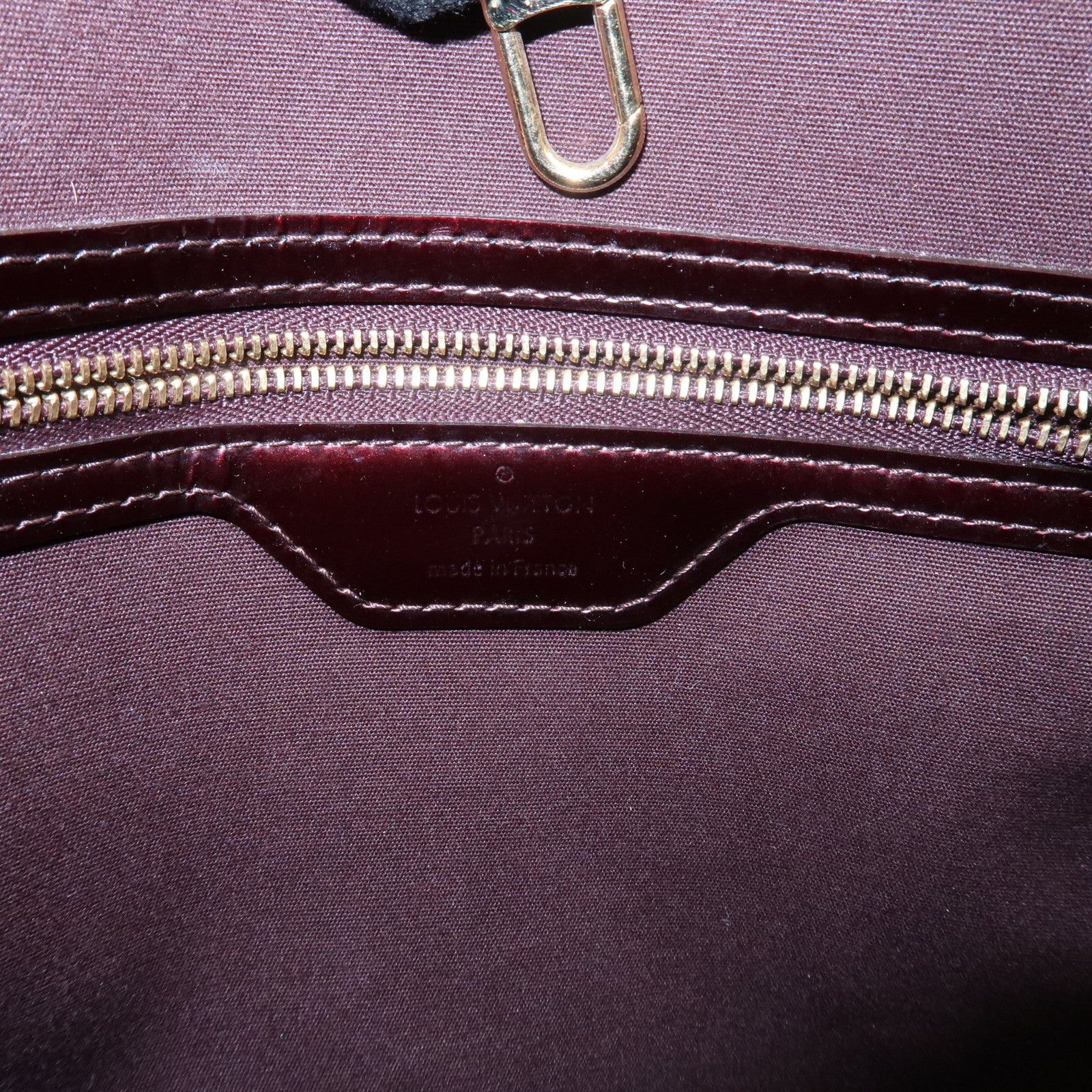 Louis Vuitton Monogram Vernis Avalon MM Tote Bag Amarante M91567 Used