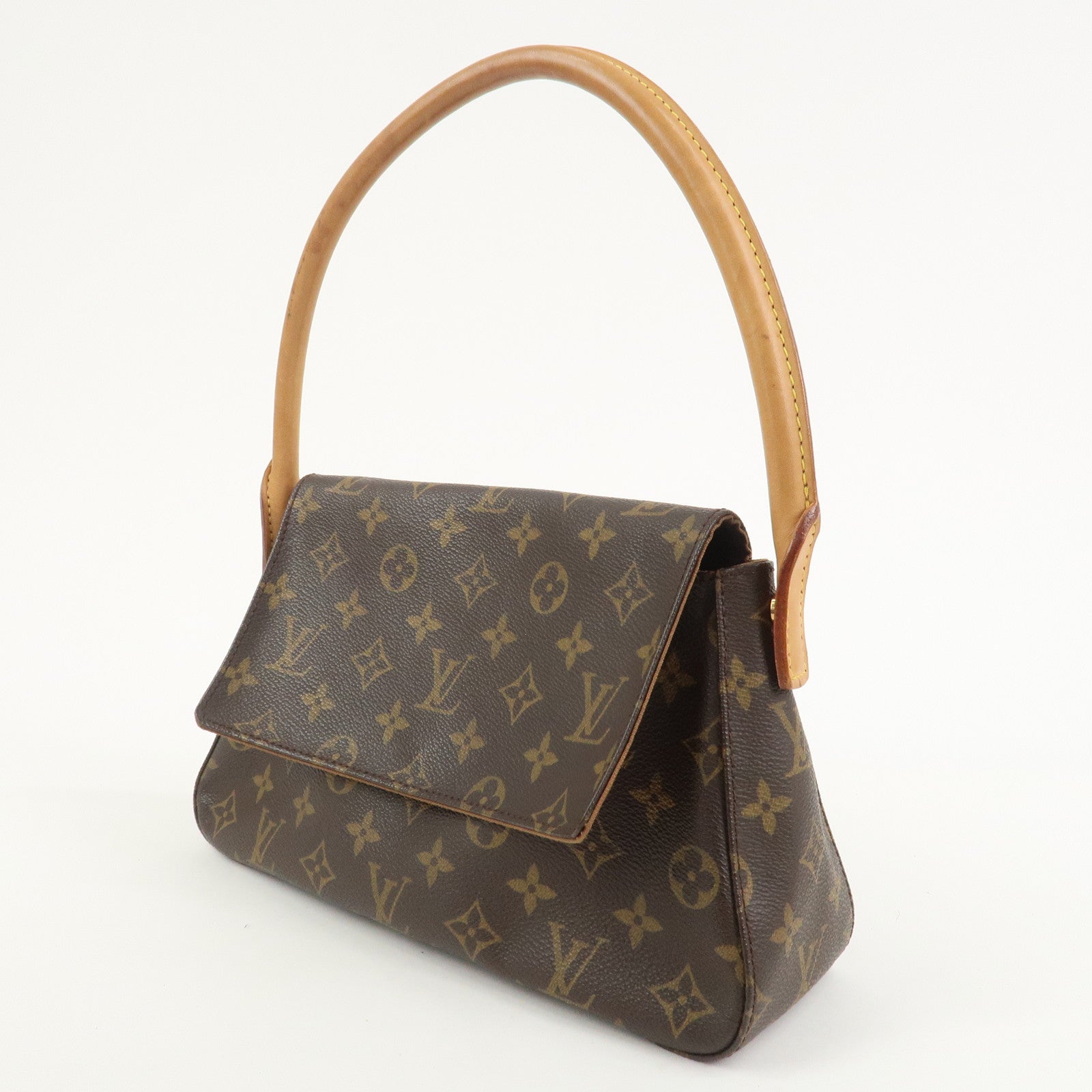 Louis Vuitton Monogram Mini Looping Shoulder Bag Brown M51147