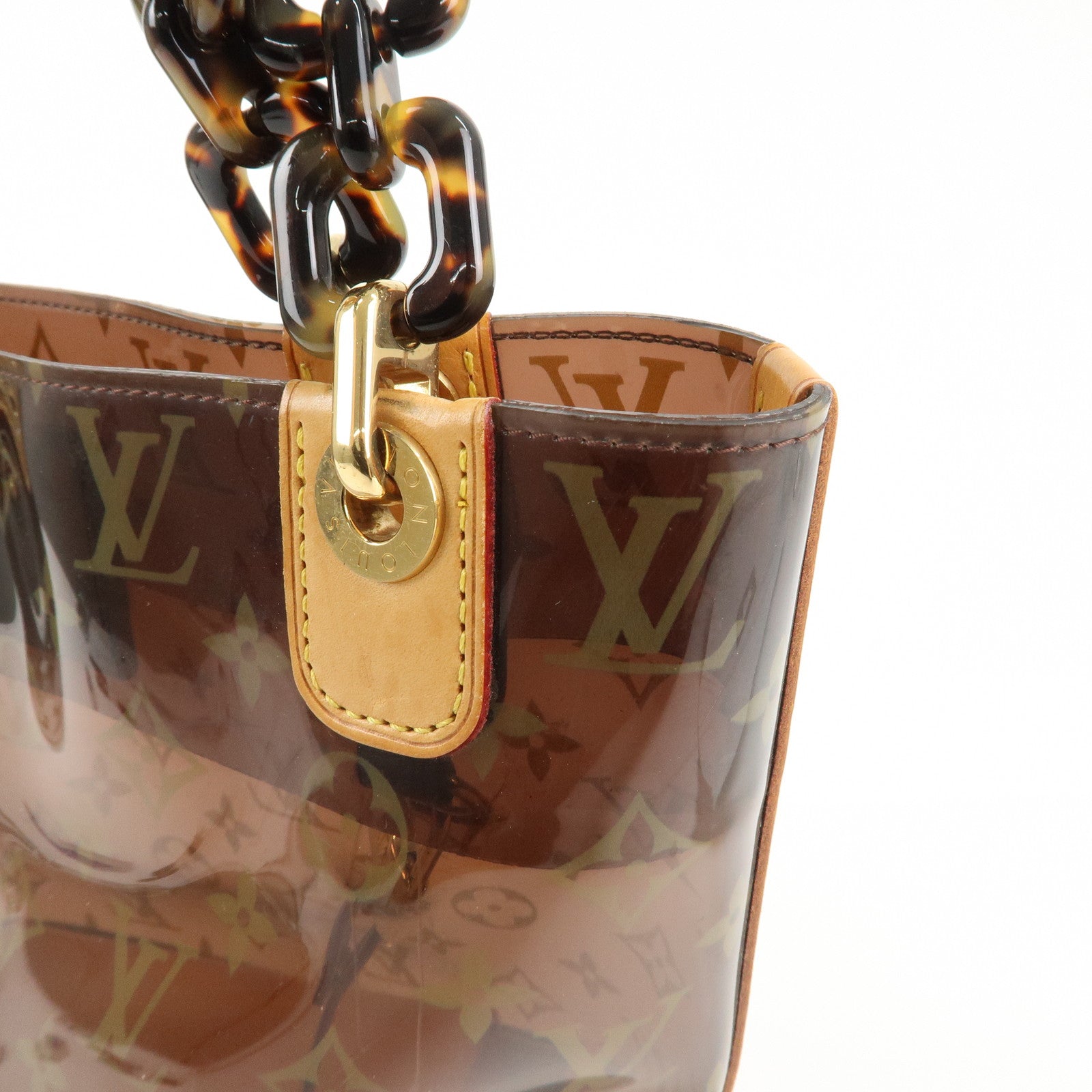 Louis Vuitton Monogram Cabas Ambre PM Vinyl Tote Bag M92502 Used