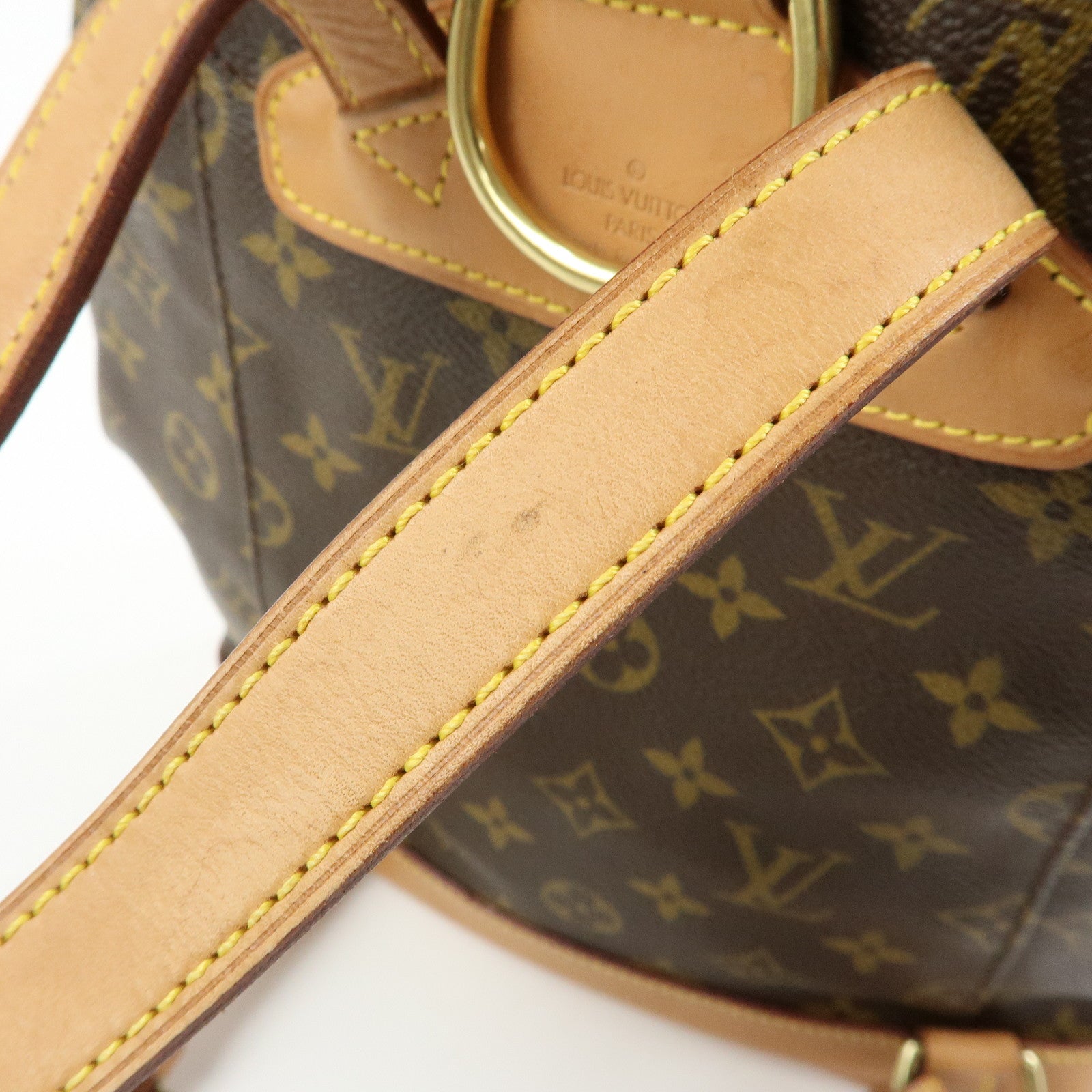 Louis Vuitton Monogram Montsouris MM Backpack Brown M51136