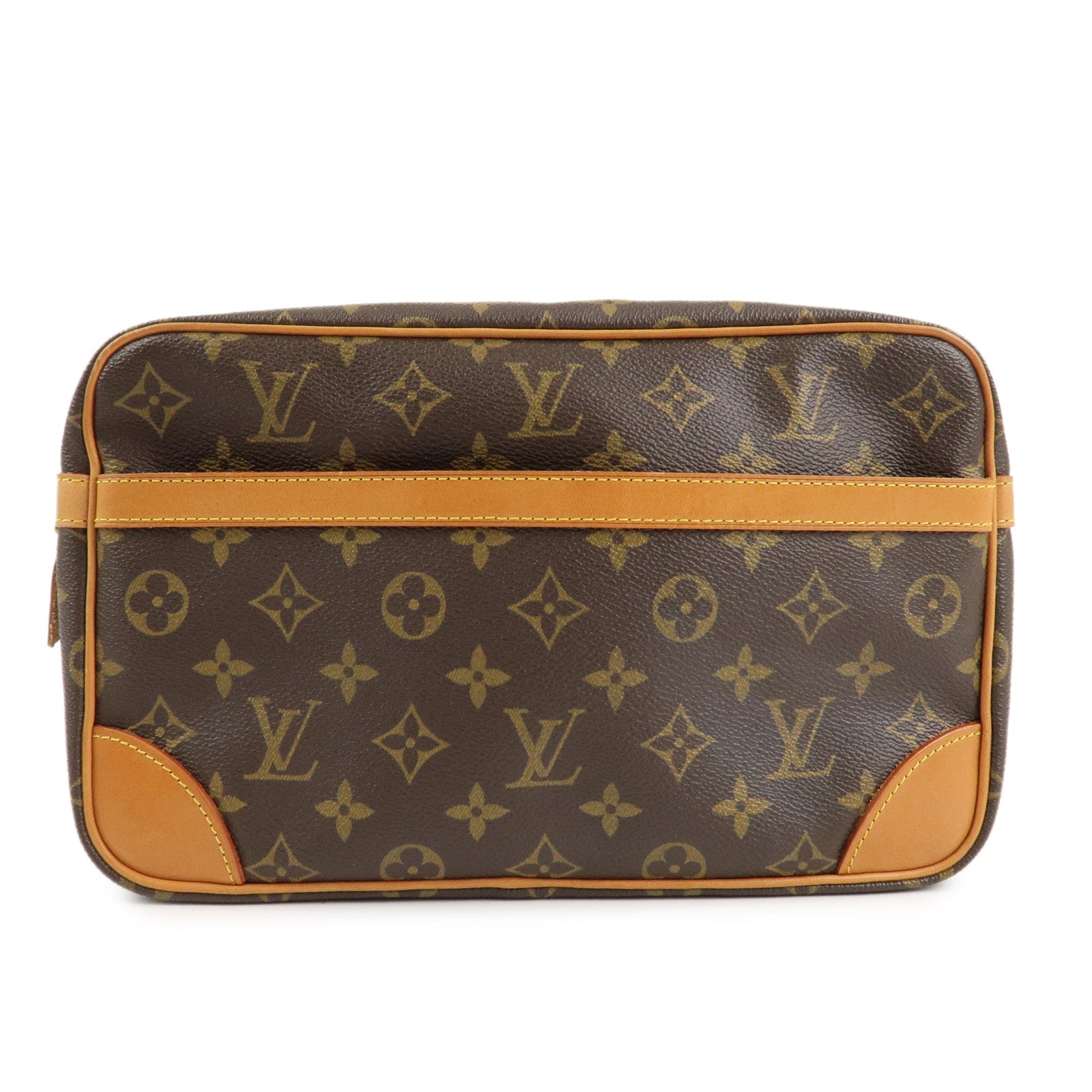 Louis Vuitton Monogram Compiegne 28 Pouch Clutch Bag M51845 Used