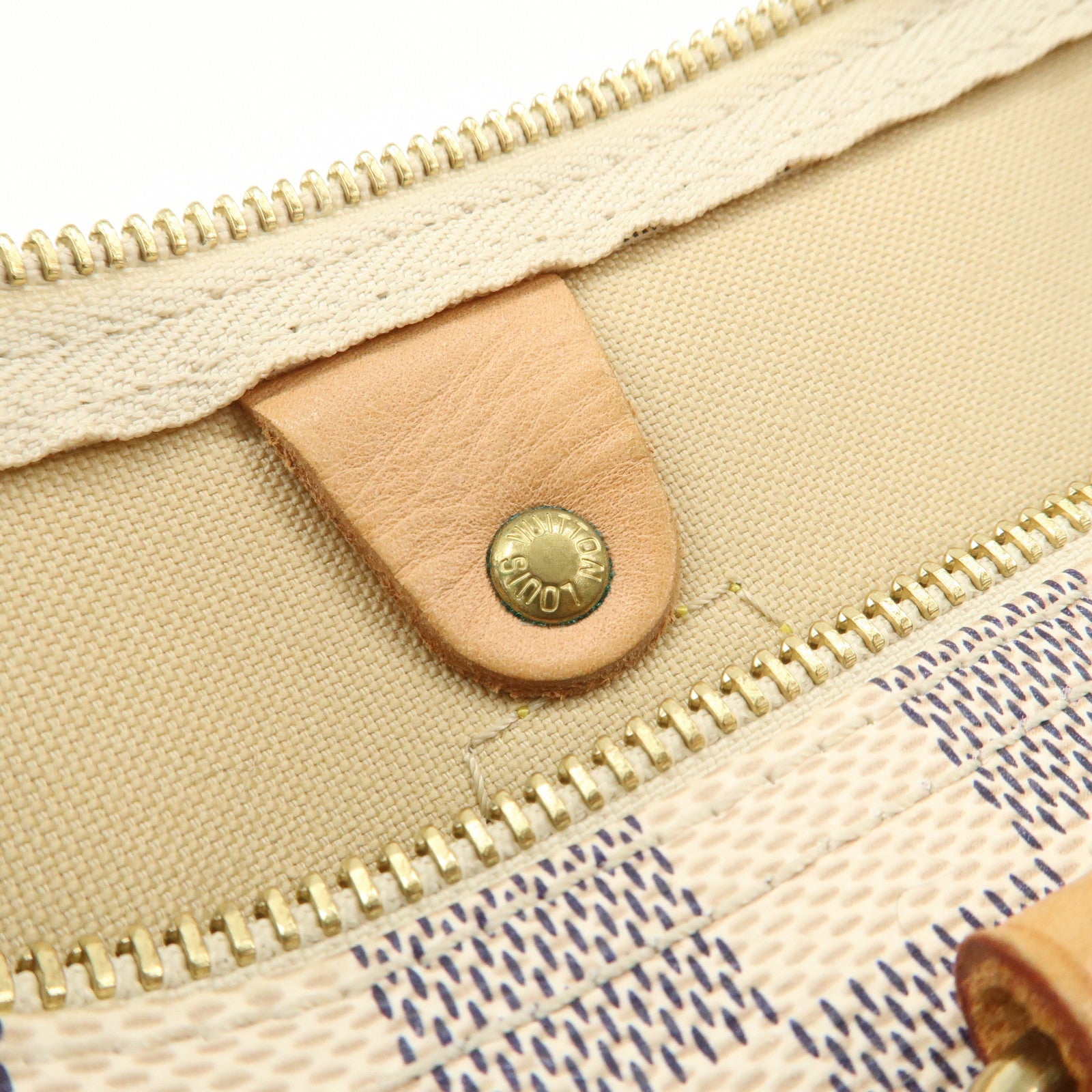 Louis Vuitton Damier Azur Speedy 30 Hand Bag Boston Bag N41533 Used