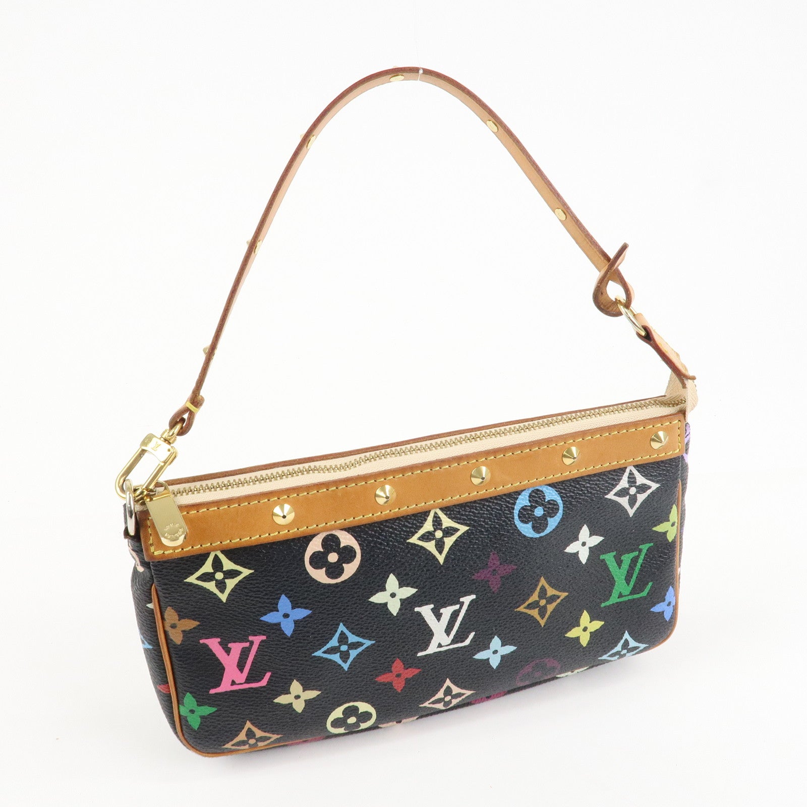 Louis Vuitton Monogram Multicolor Pochette Accessoires Noir M92648 Used