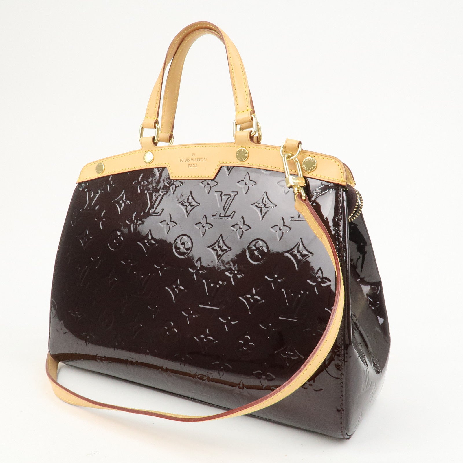 Louis Vuitton Monogram Vernis Brea MM 2Way Shoulder Bag M91619