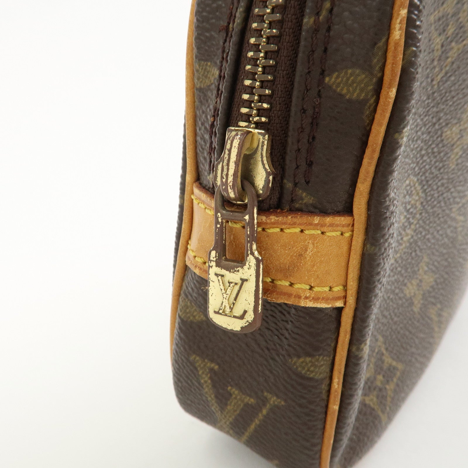 Louis Vuitton Monogram Pochette Marly Bandouliere Bag Brown M51828