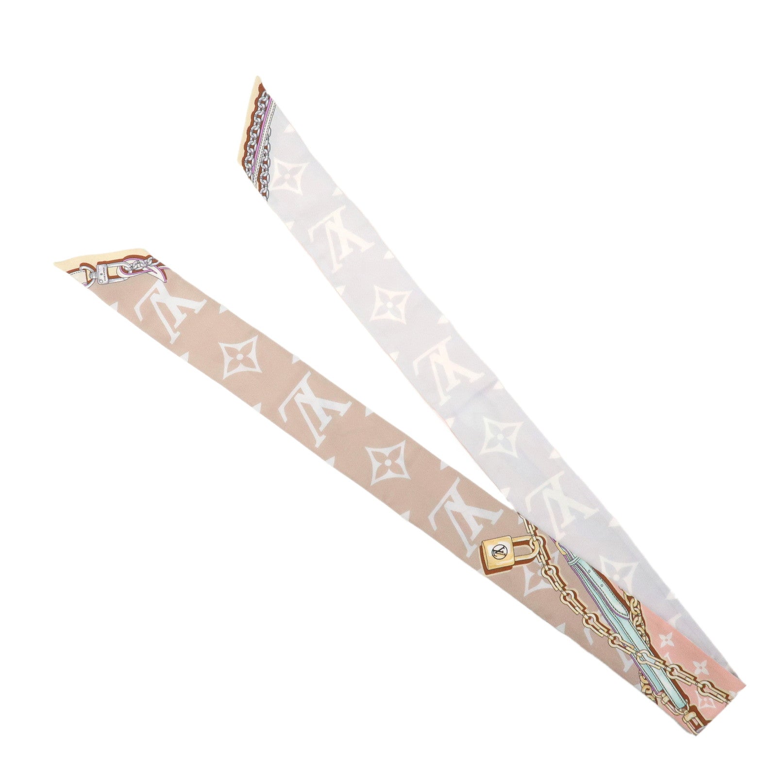 Louis Vuitton Monogram Bandeau BB Ultimate Silk 100% Scarf M78819