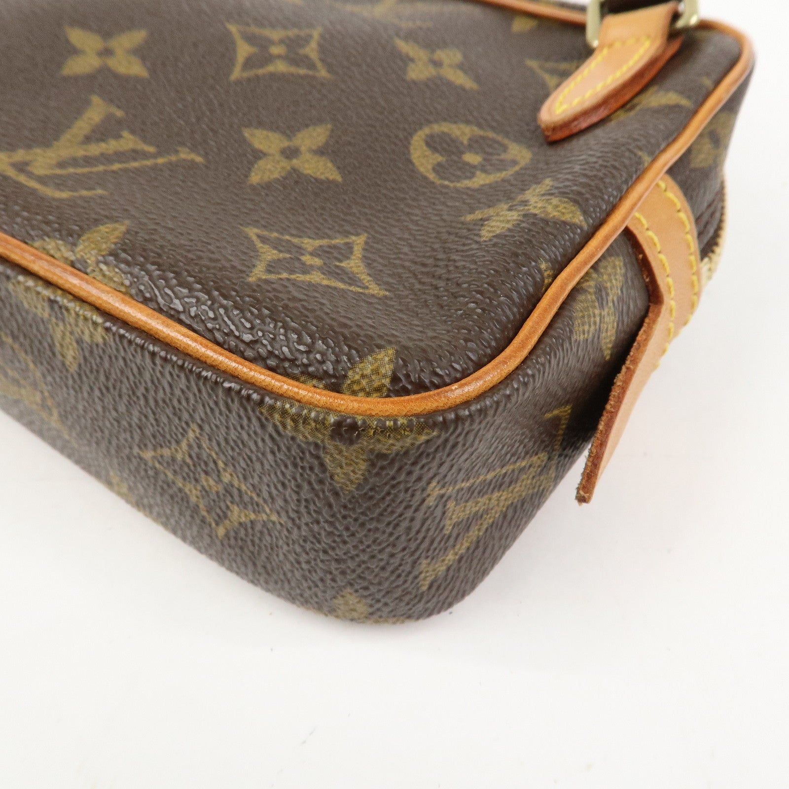 Louis Vuitton Monogram Pochette Marly Bandouliere Bag Brown M51828