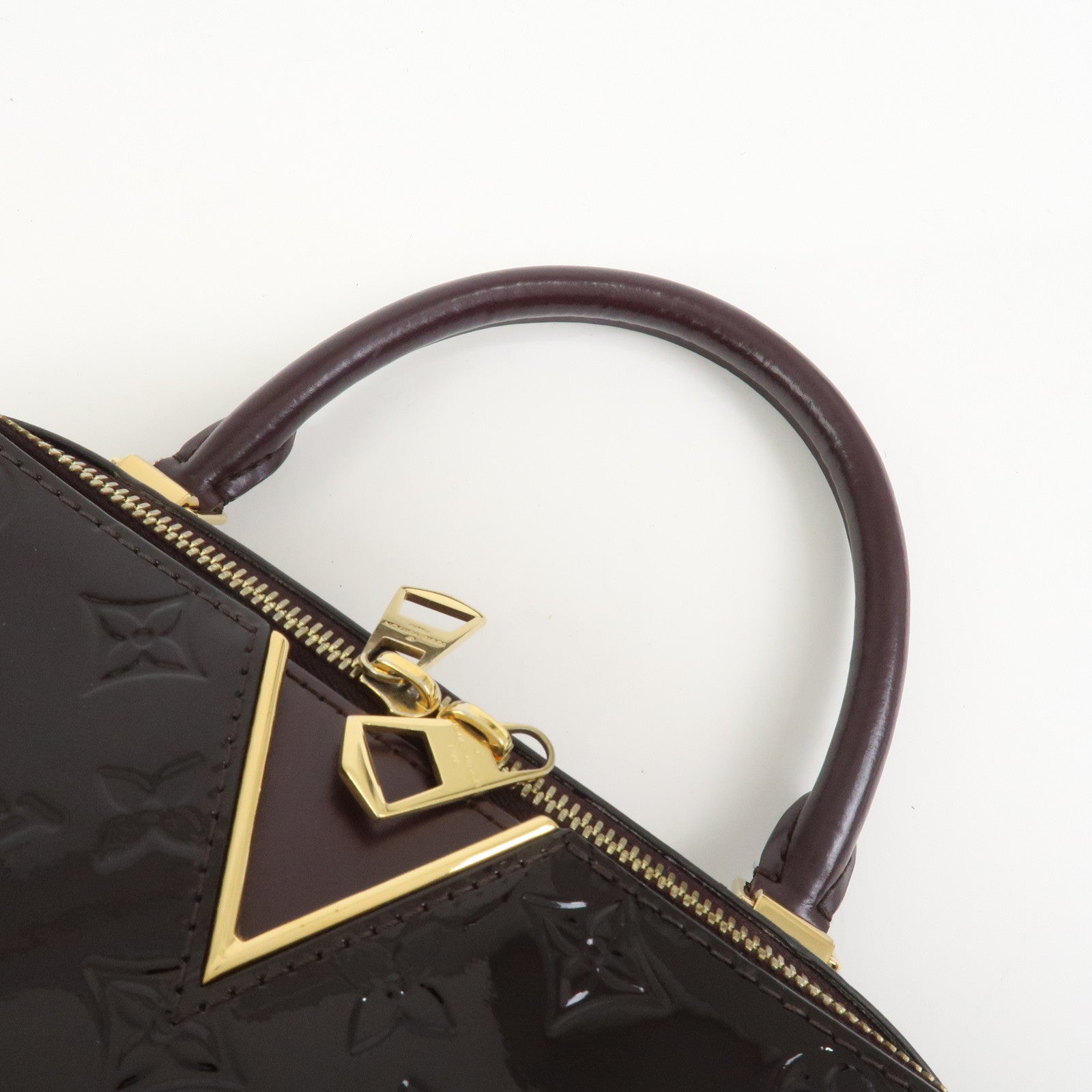 Louis Vuitton Monogram Vernis Melrose 2Way Hand Bag Amarante M42693