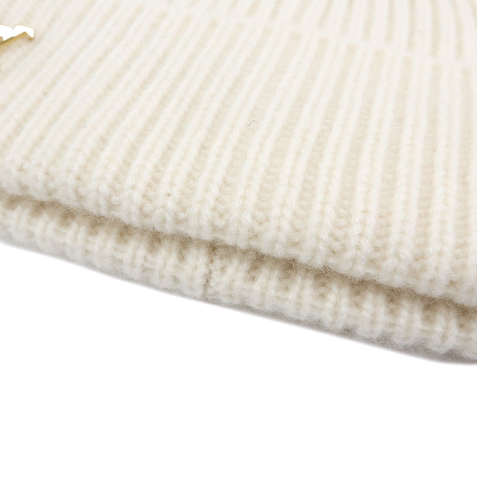 Louis Vuitton Cashmere 100% LV Spark Beanie Blanc M77882