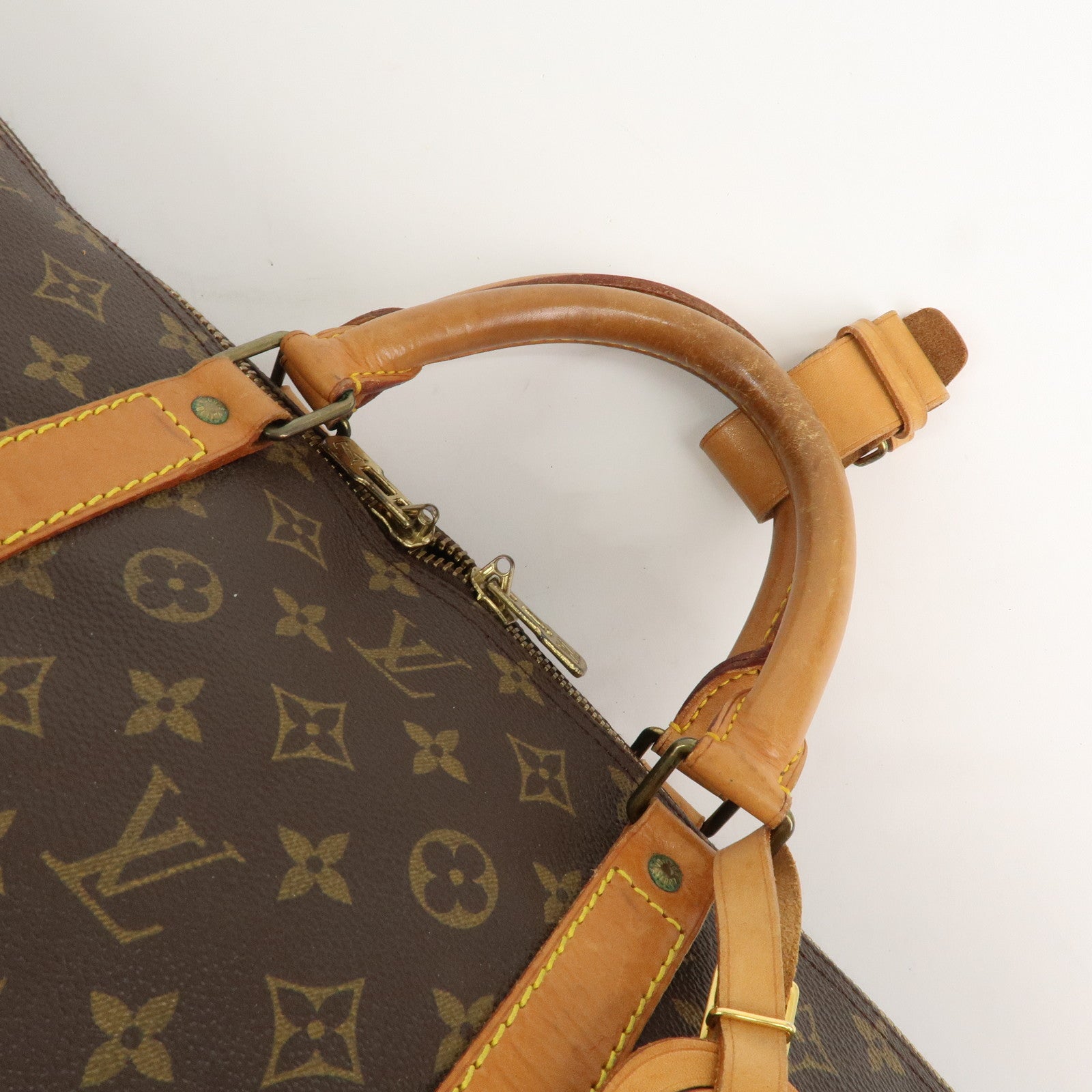 Louis Vuitton Monogram Keep All 60 Boston Bag Brown M41422