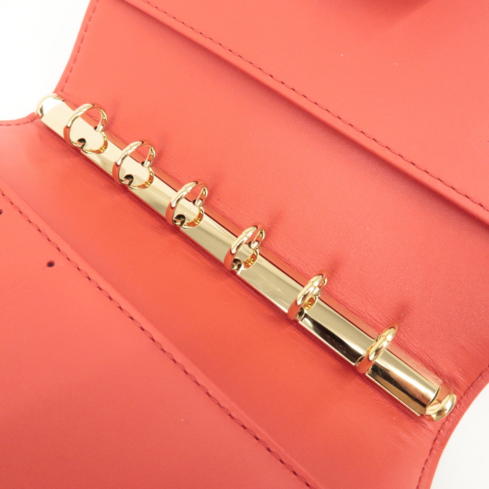 Louis Vuitton Suhari Leather Agenda PM Planner Cover Red Used