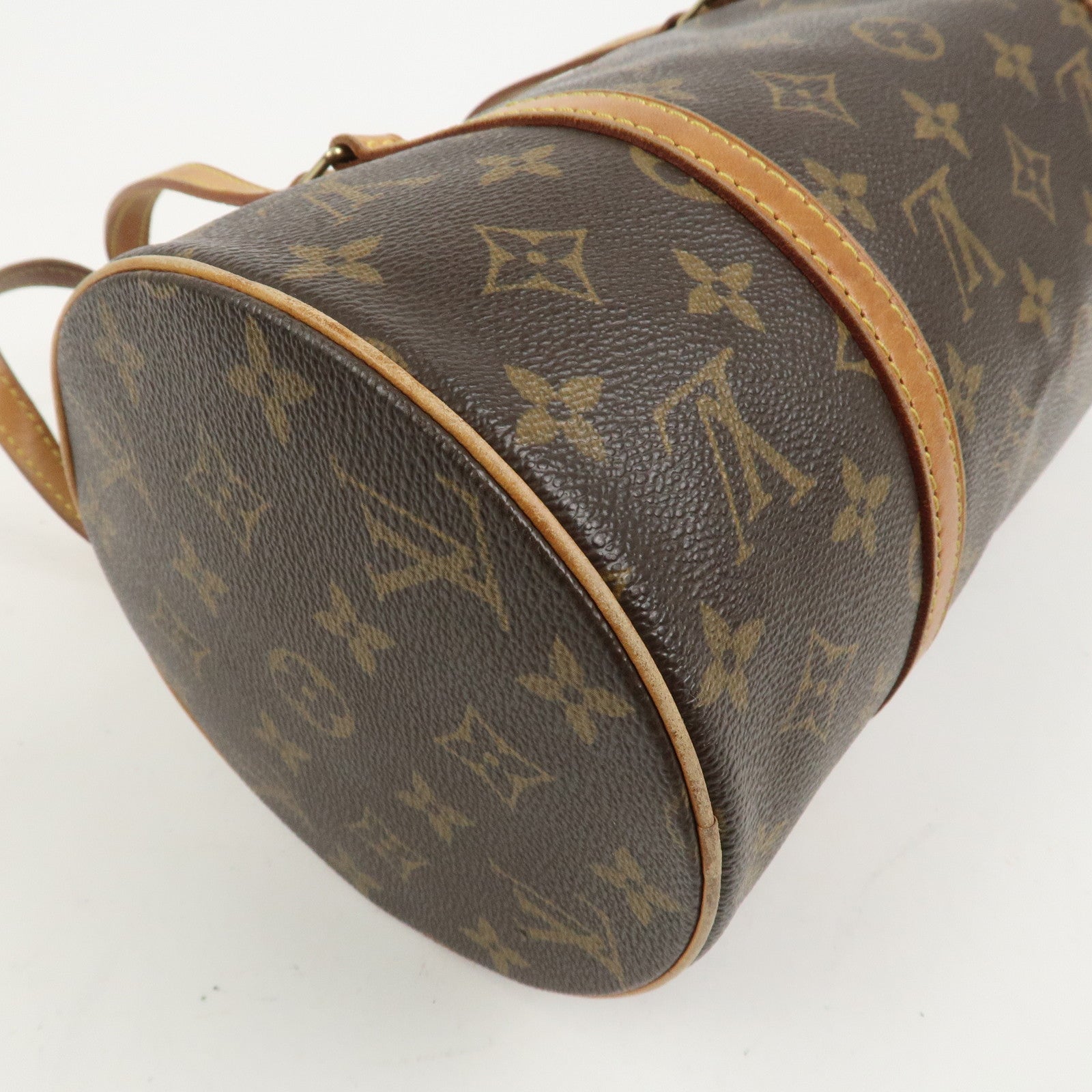 Louis Vuitton Monogram Papillon 30 Hand Bag New Style Brown M51385