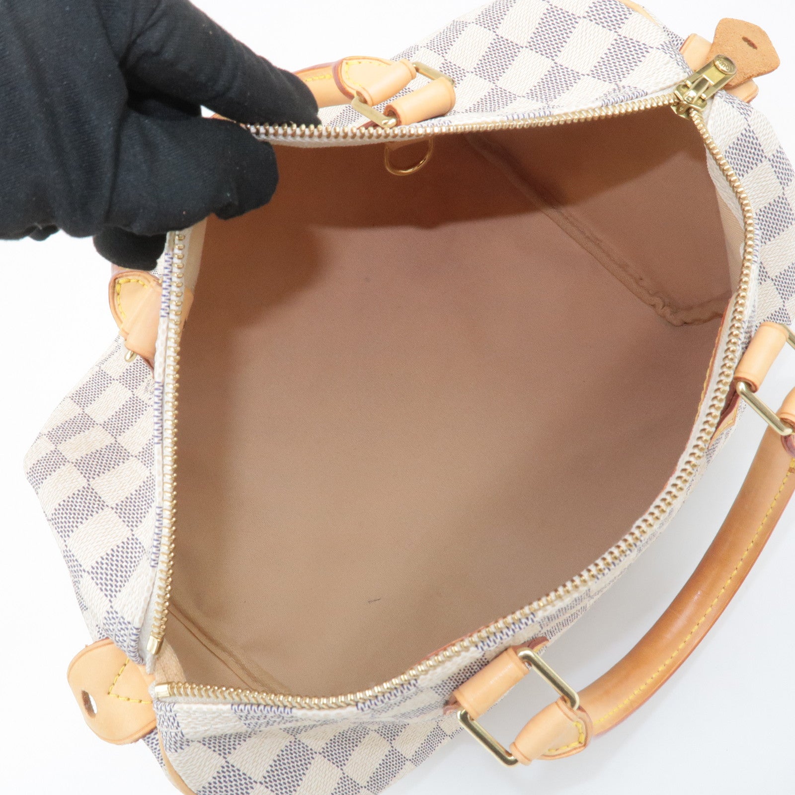 Louis Vuitton Damier Azur Speedy 30 Boston Bag Hand Bag N41533