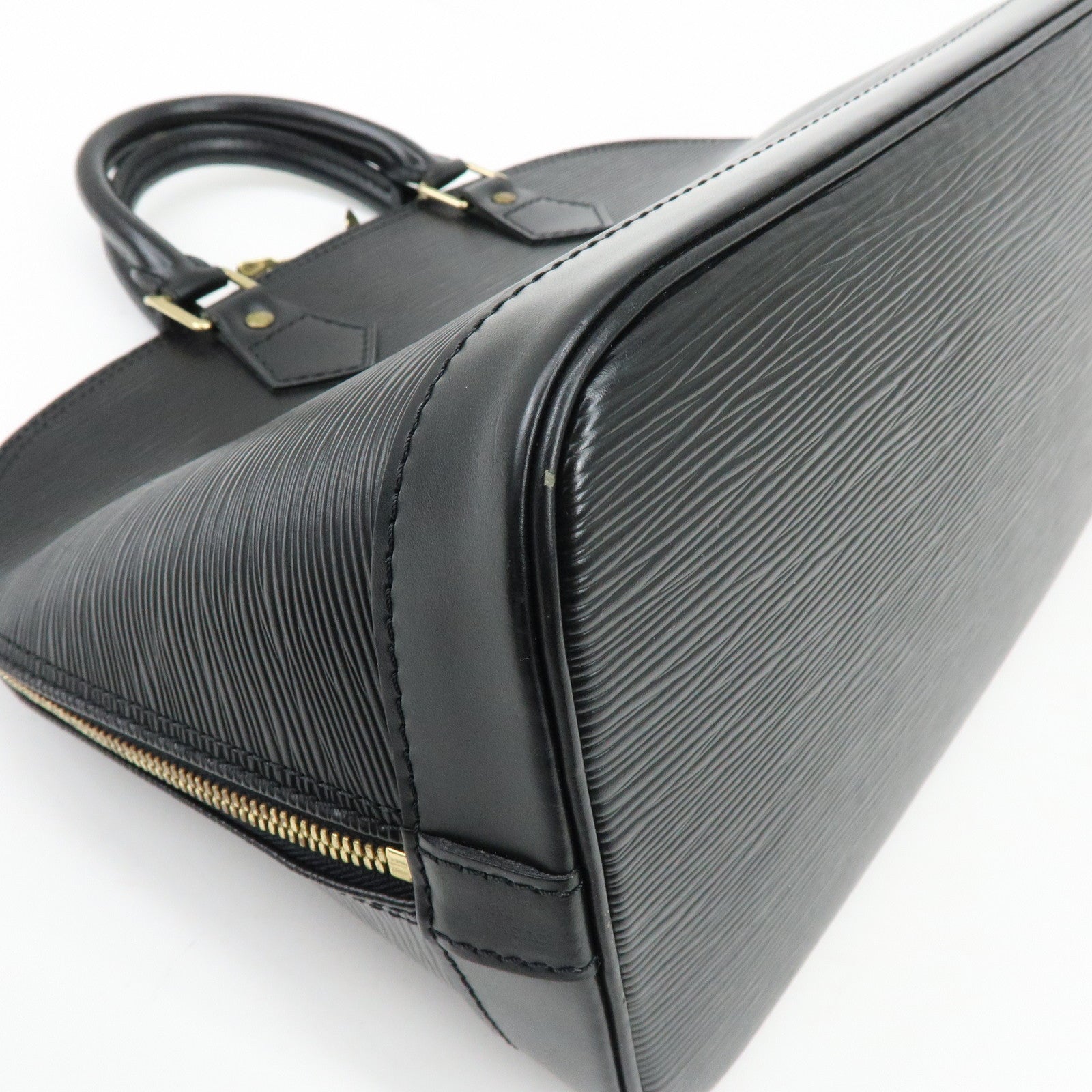 Louis Vuitton Epi Alma Hand Bag Noir Black M52142