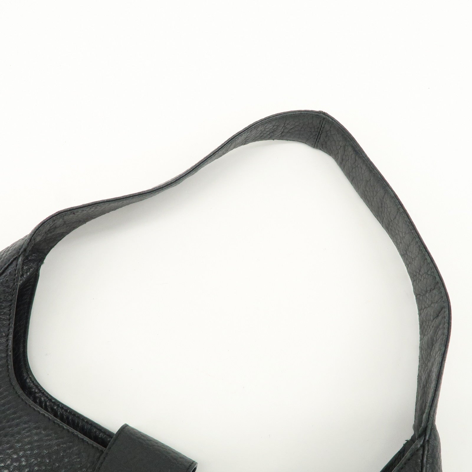 Ferragamo Gancini Shoulder Bag Hand Bag Black