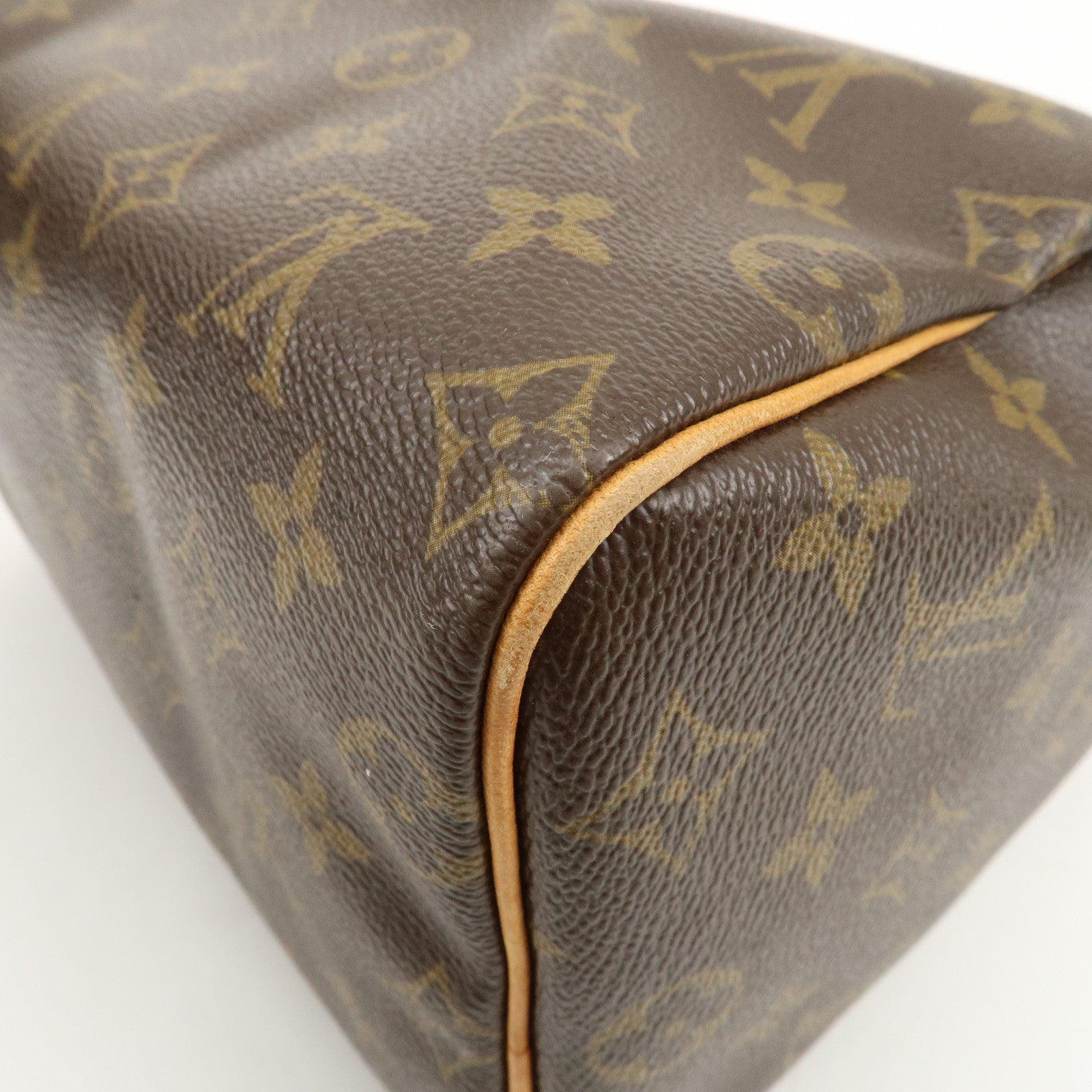 Louis Vuitton Monogram Speedy 25 Boston Bag Hand Bag Brown M41528