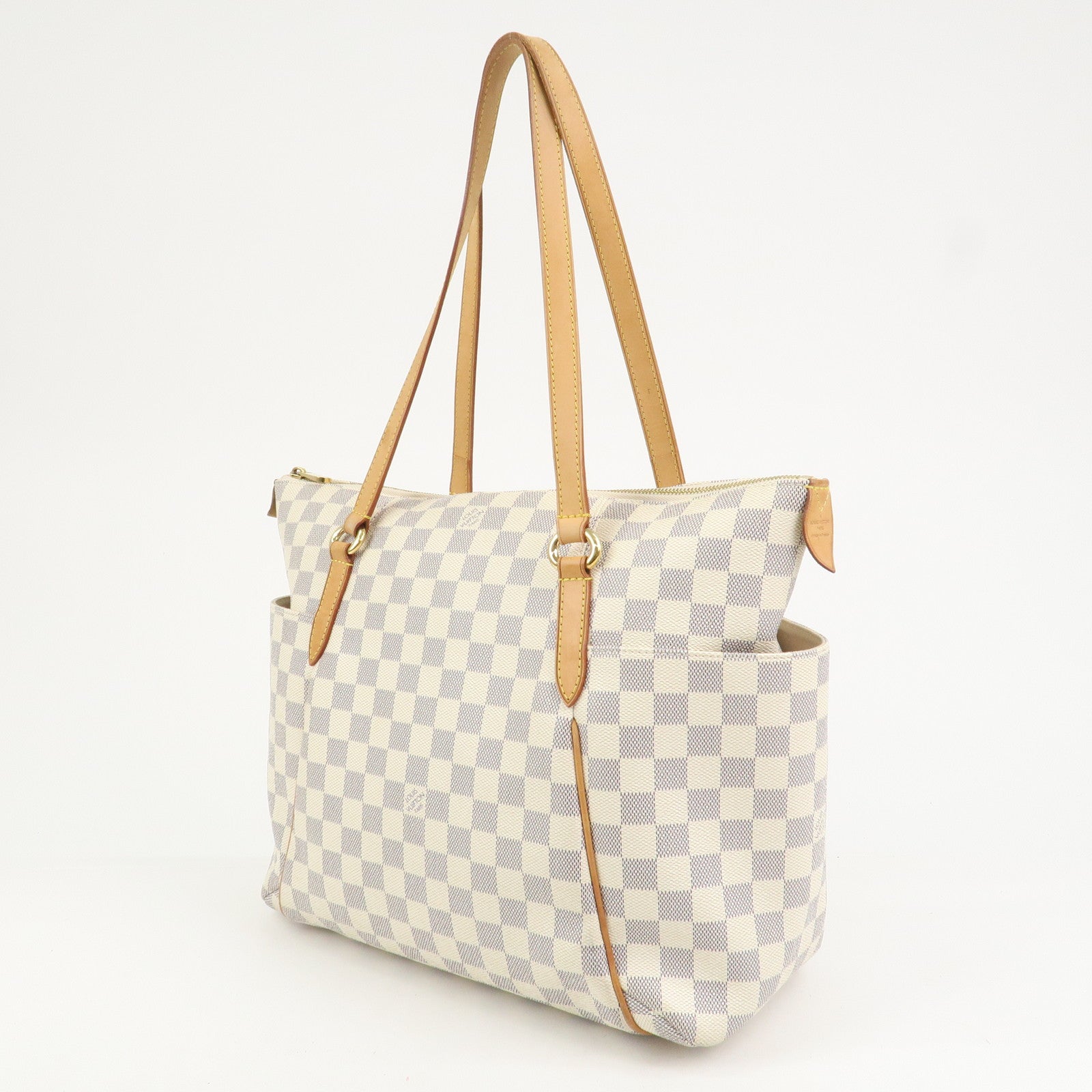Louis Vuitton Damier Azur Totally MM Tote Bag Shoulder Bag N51262