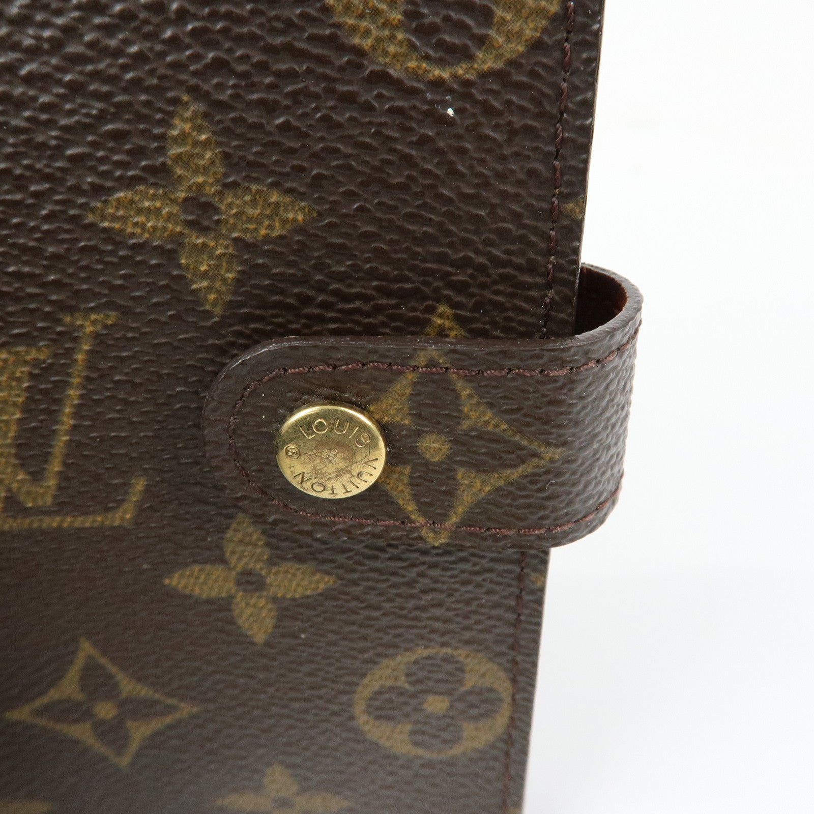Louis Vuitton Monogram Agenda PM Planner Cover Brown R20005