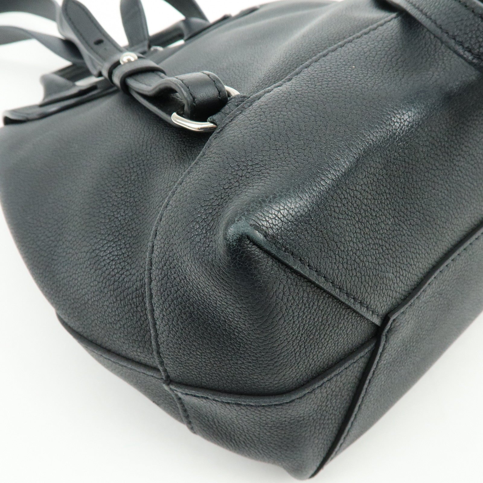 Louis Vuitton Lockme Leather Backpack Rucksack Noir Black M41815