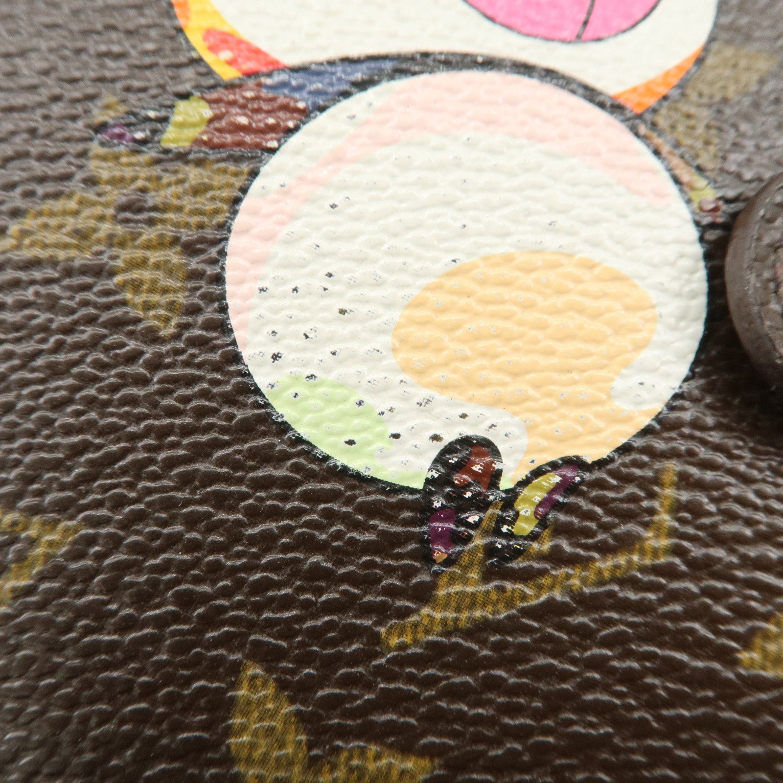 Louis Vuitton Monogram Panda Agenda PM Planner Cover Brown R20011 Used