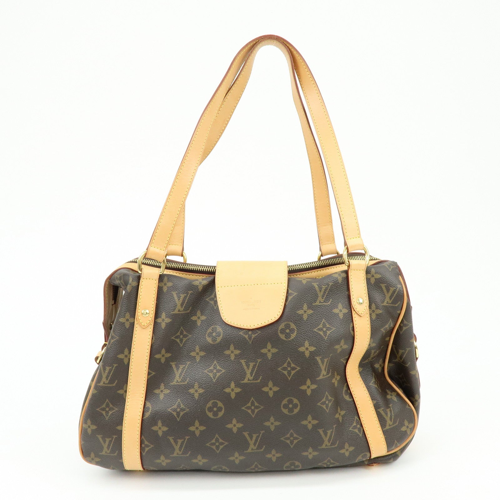 Louis Vuitton Monogram Stresa PM Shoulder Bag Brown M51186