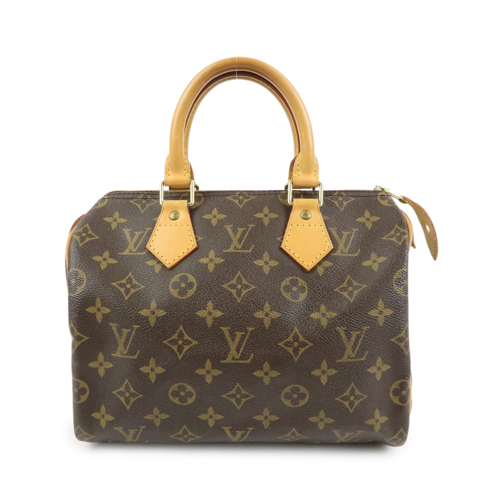Louis Vuitton Monogram Speedy 25 Boston Bag Hand Bag Brown M41528