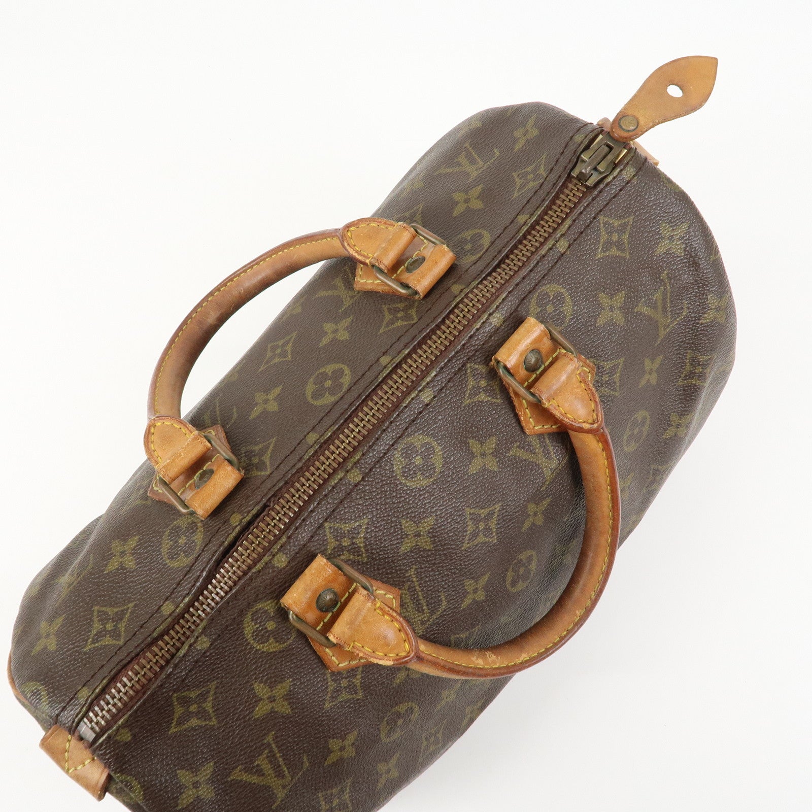 Louis Vuitton Monogram Speedy 30 Boston Bag Hand Bag Brown M41526