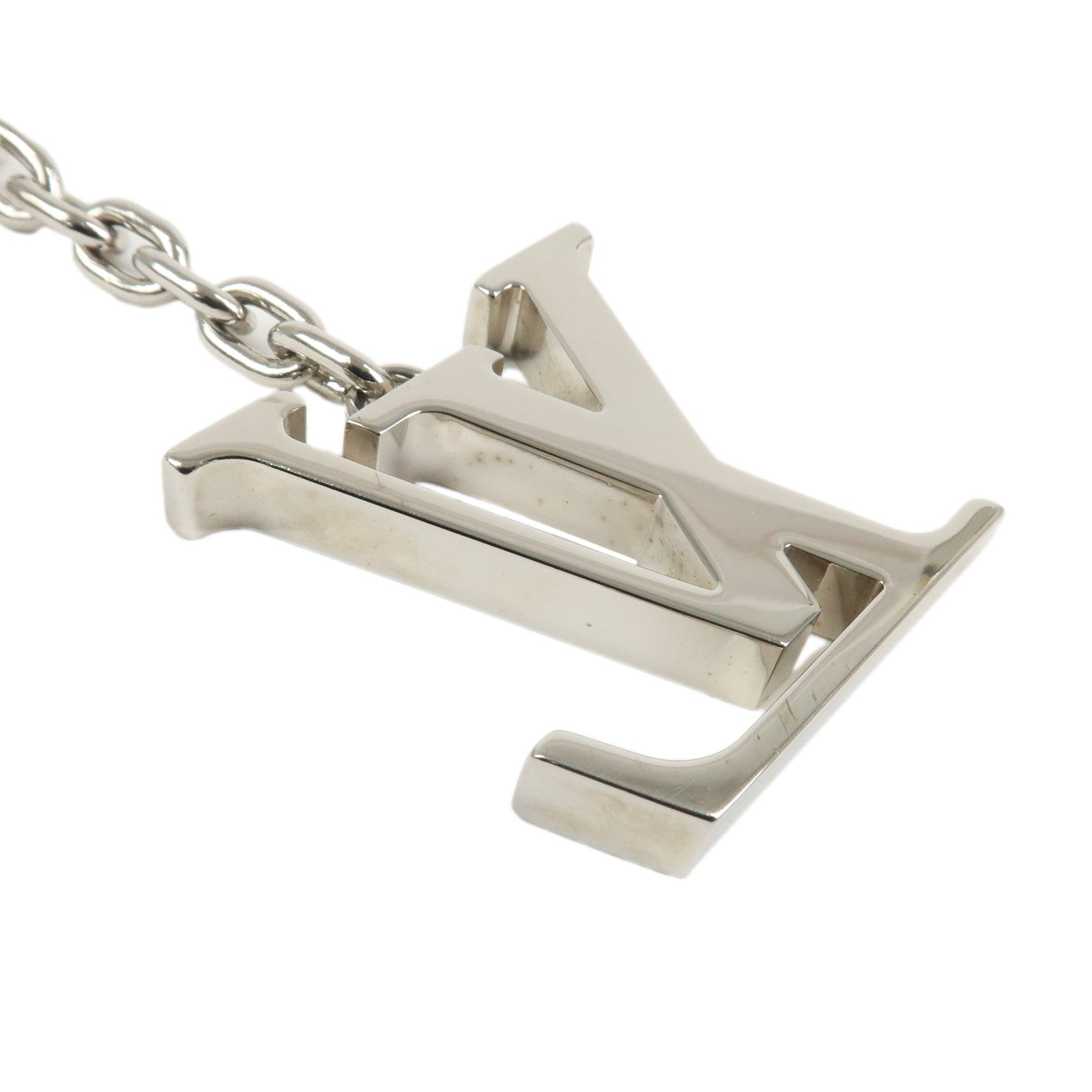 Louis Vuitton Porte Cles Initiales LV Bag Charm Silver M65071