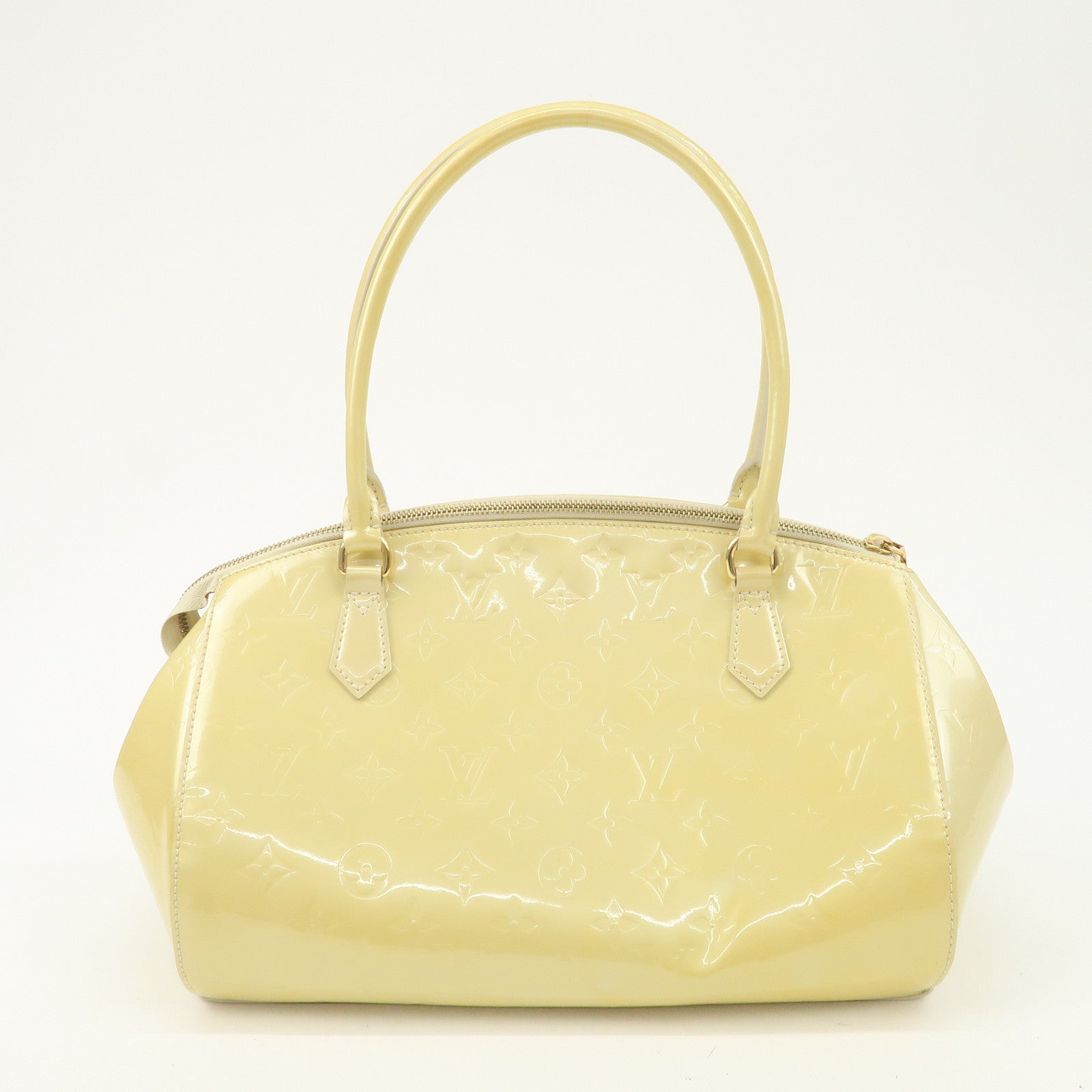 Louis Vuitton Monogram Vernis Leather Sherwood GM Blanc M91487 Used