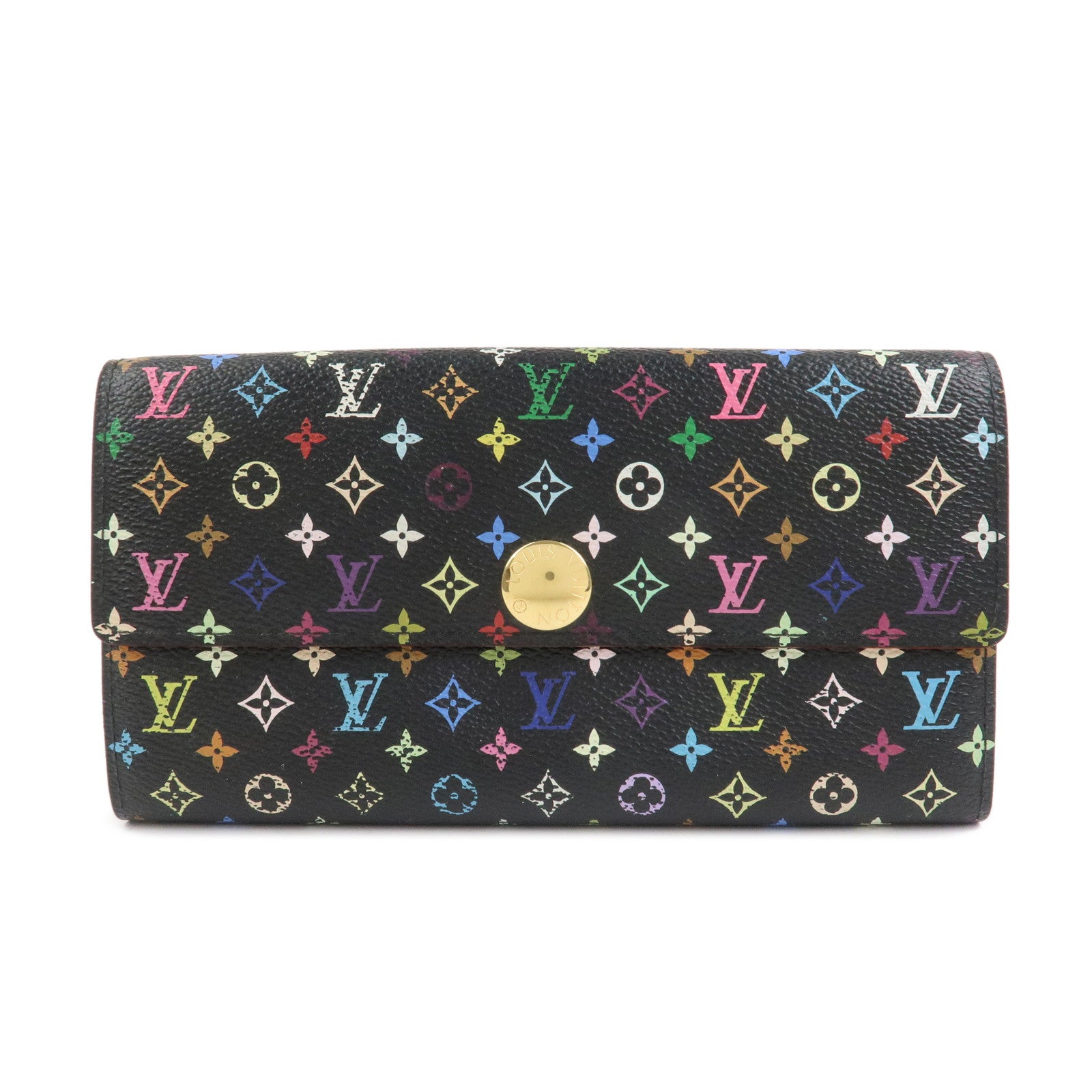 Louis Vuitton Monogram MultiColor Portefeuille Sarah Wallet M9353