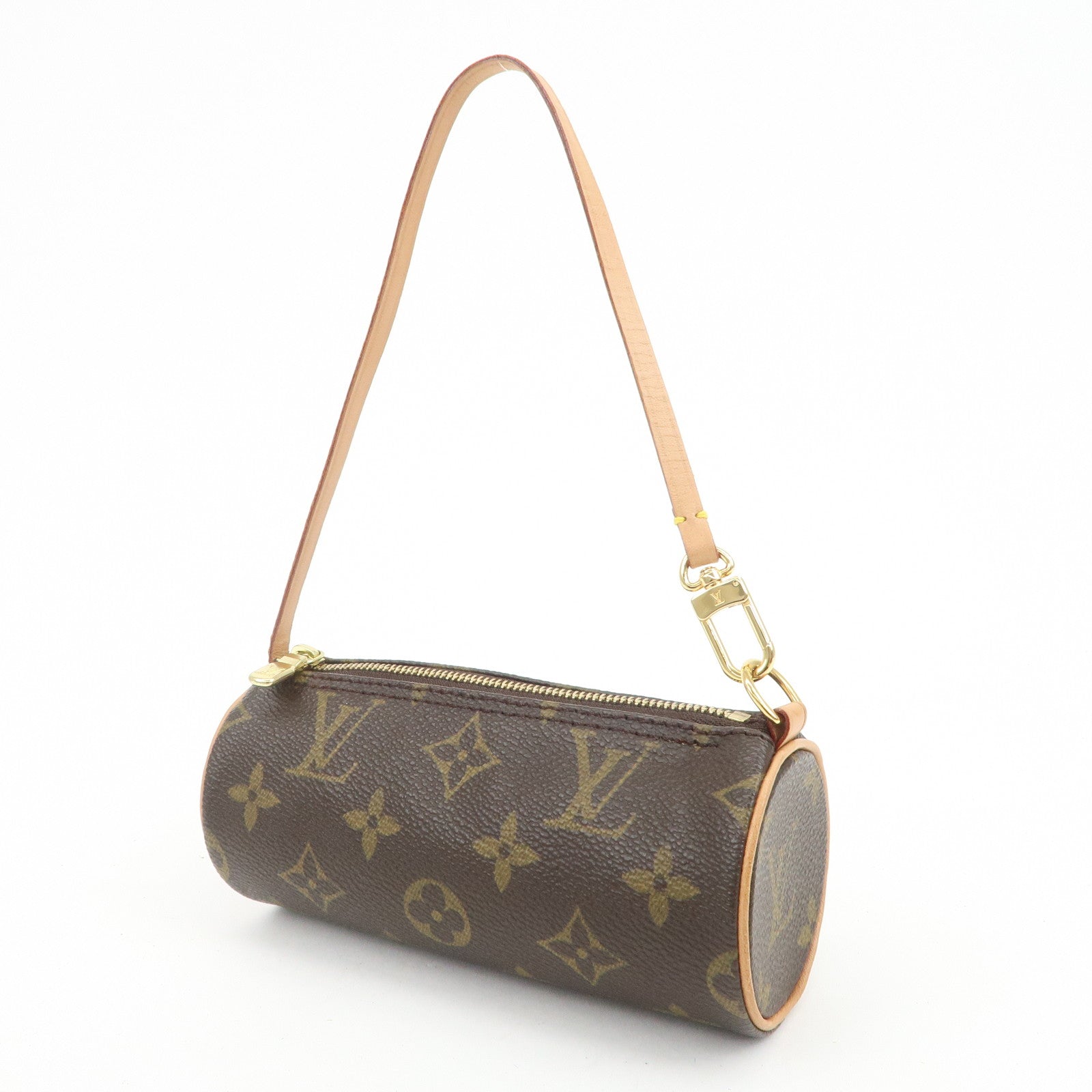 Louis Vuitton Monogram Mini Pouch for Papillon Bag New Style Brown