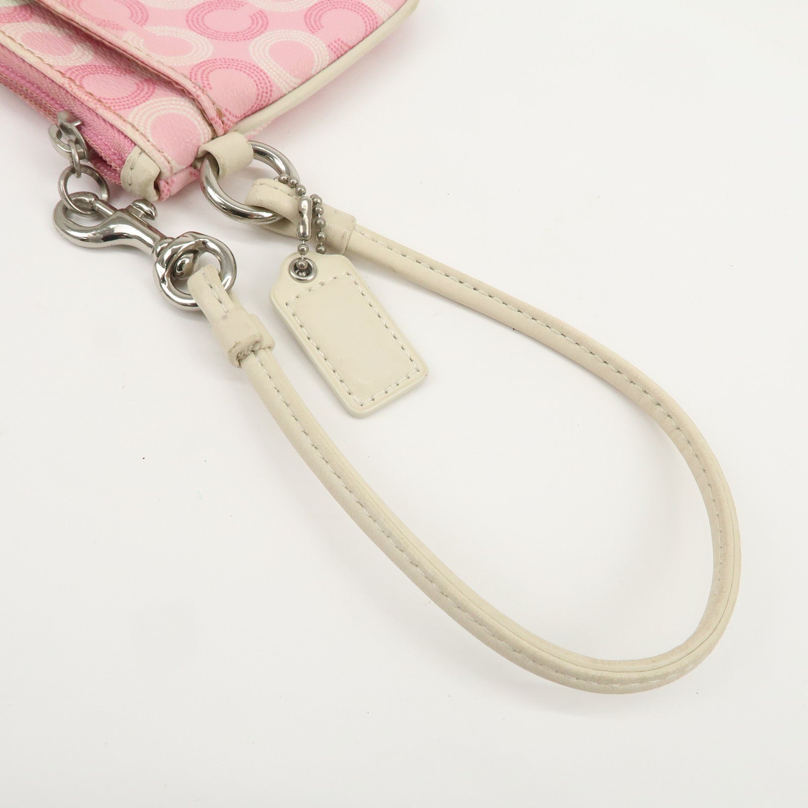 COACH Set of 5 Signature Op Art PVC Leather Wallets Card Coin Case