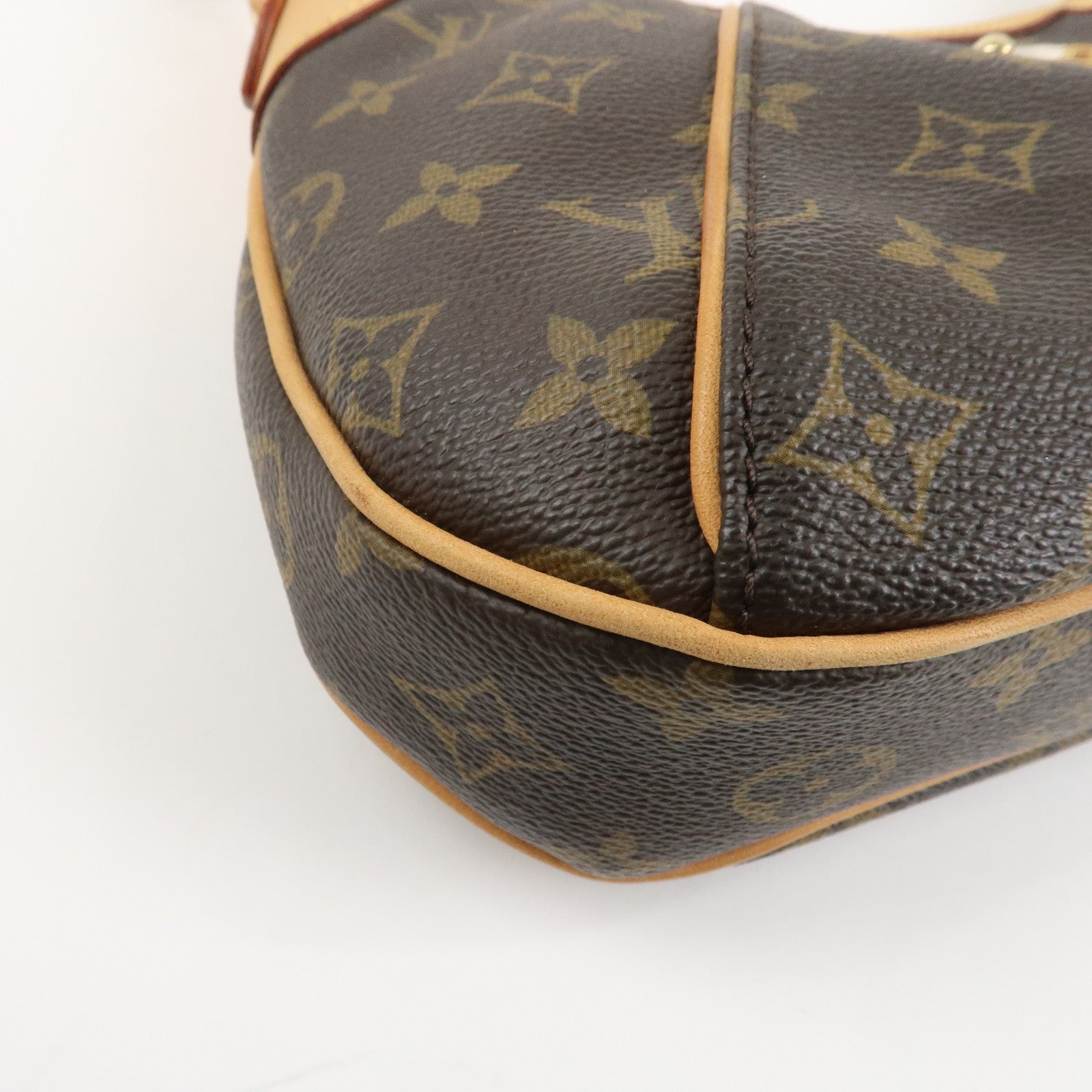 Louis Vuitton Monogram Thames PM Shoulder Bag Brown M56384 Used