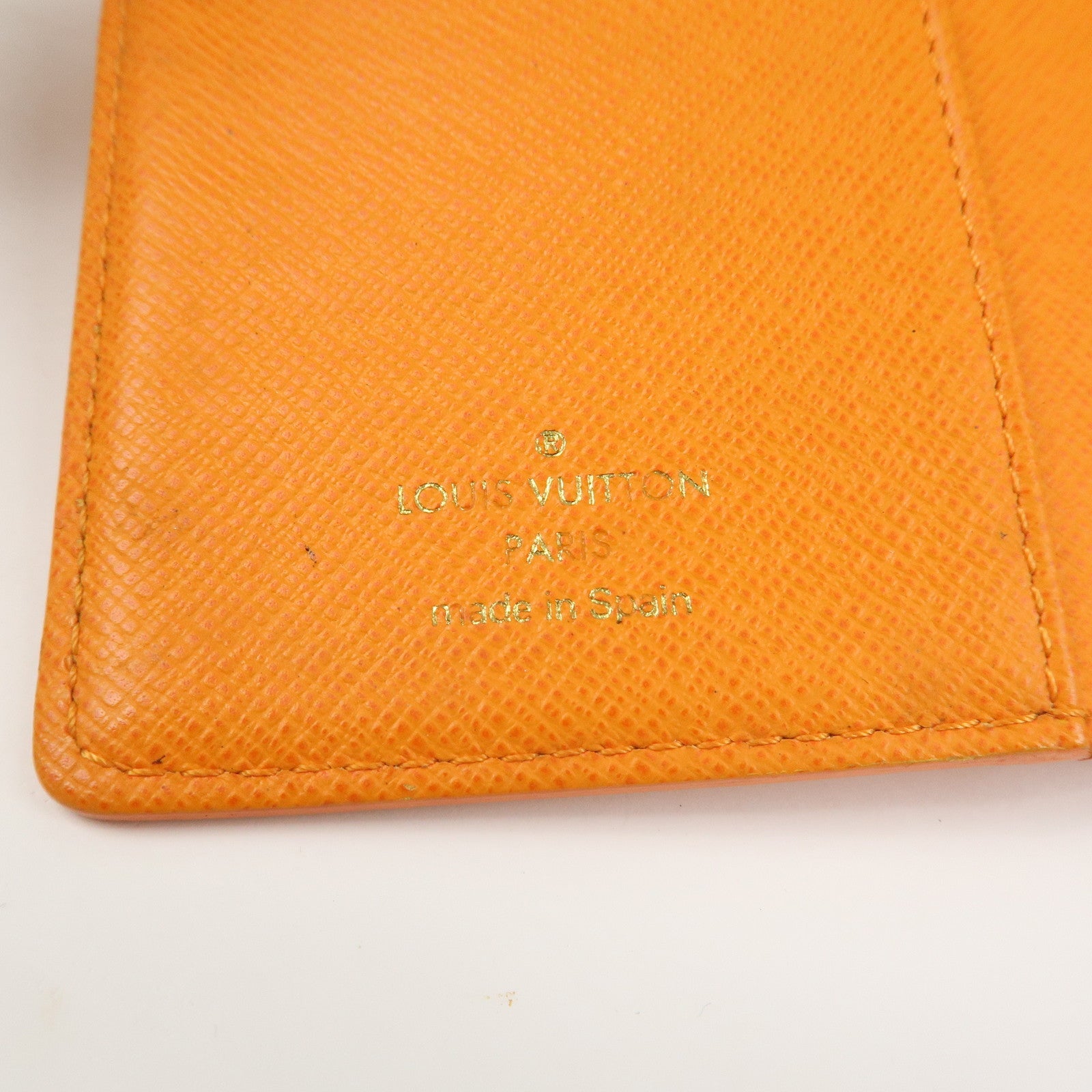 Louis Vuitton Epi Leather Agenda PM Planner Cover Mandarin R2005H