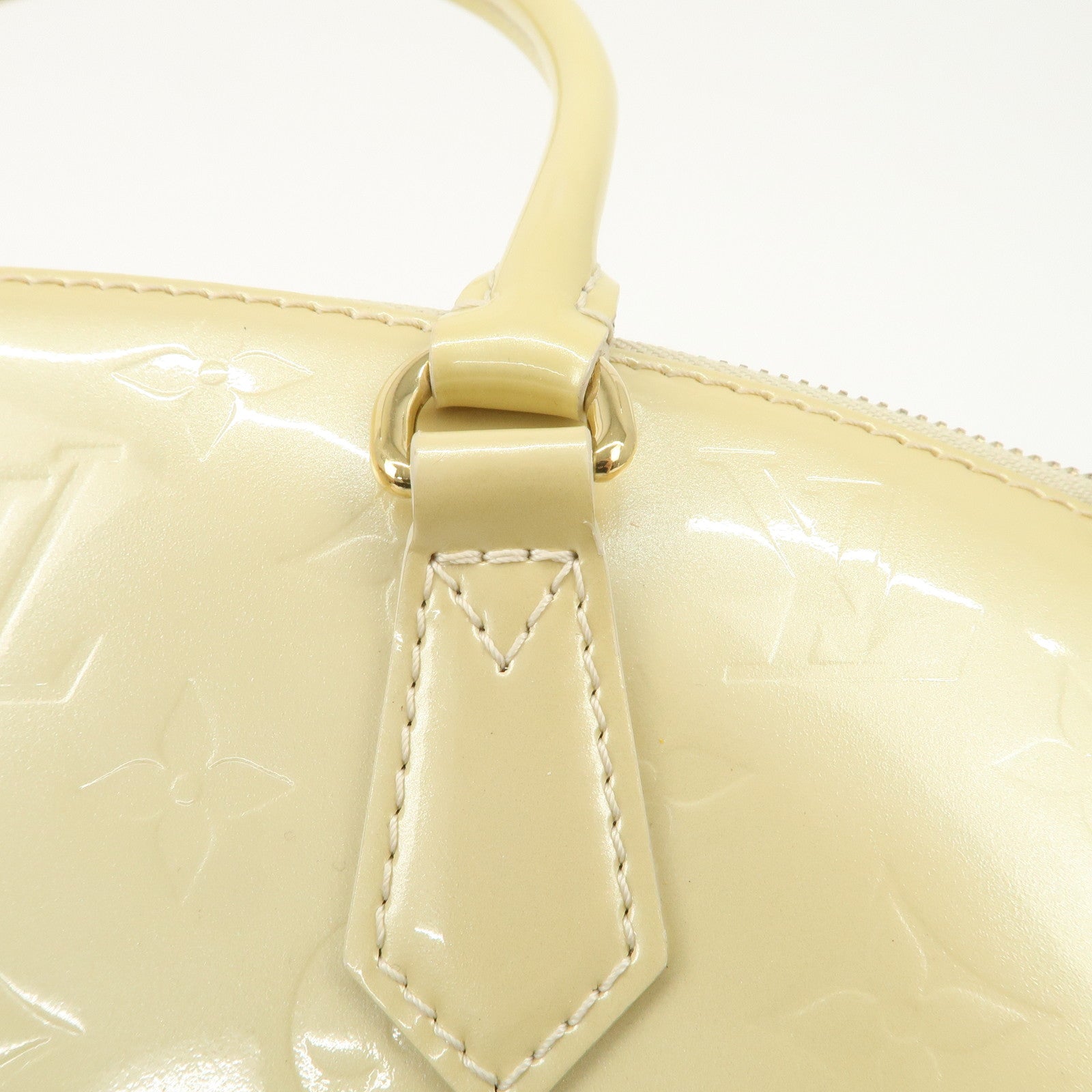 Louis Vuitton Monogram Vernis Leather Sherwood GM Blanc M91487 Used