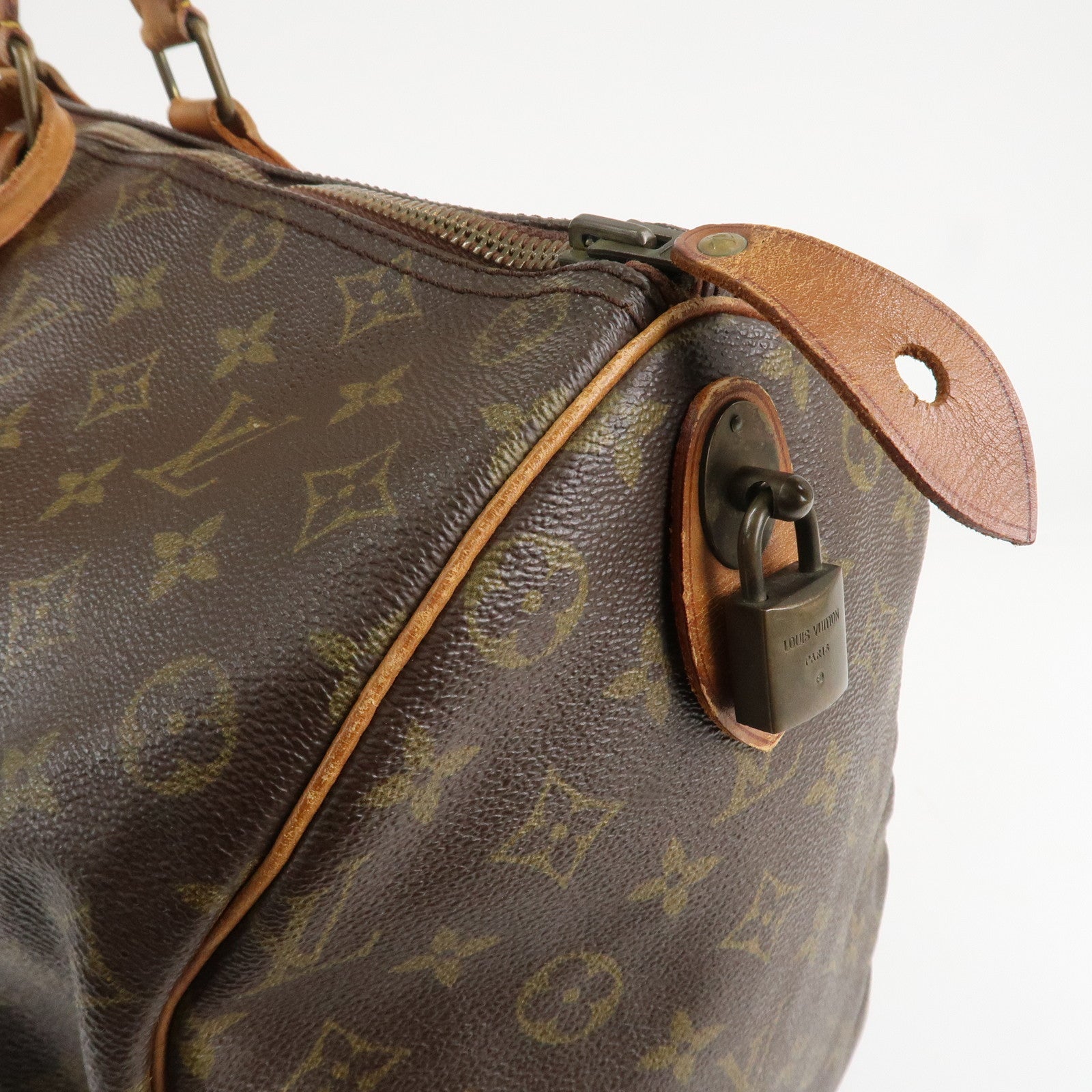 Louis Vuitton Monogram Keep All 50 Bag Boston Bag Brown M41426 Used