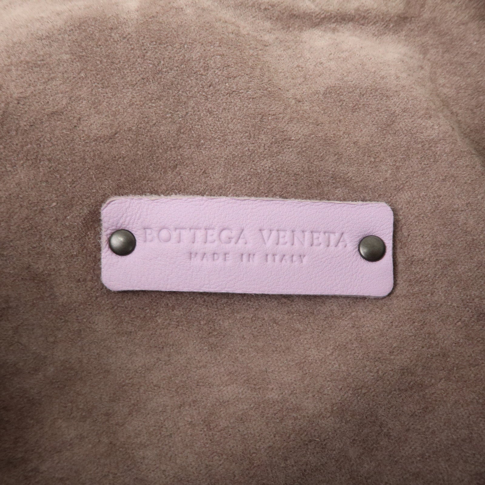 BOTTEGA VENETA Intrecciato Leather Shoulder Bag Hand Bag Purple Used