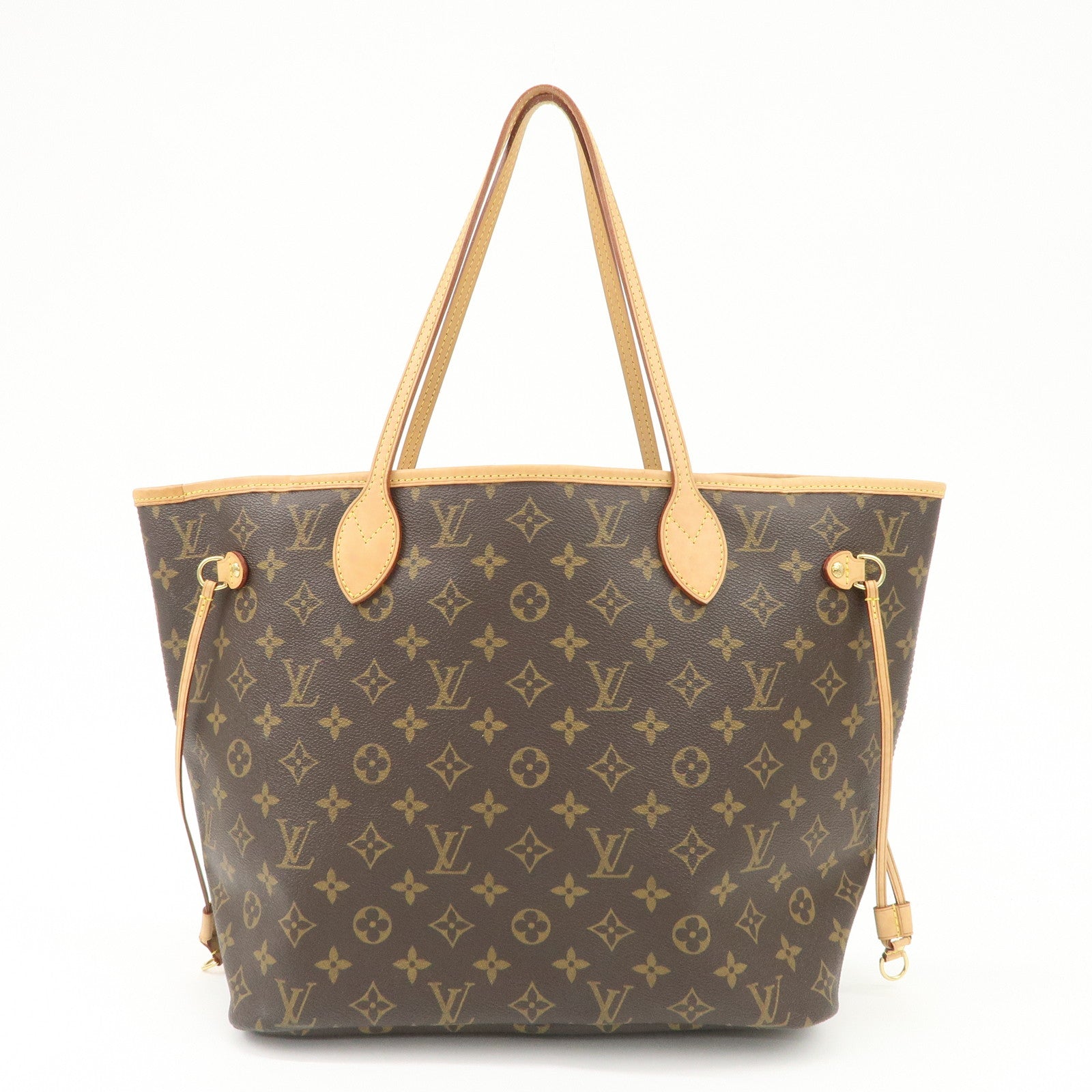 Louis Vuitton Monogram Neverfull MM Tote Bag Brown M40156 Used