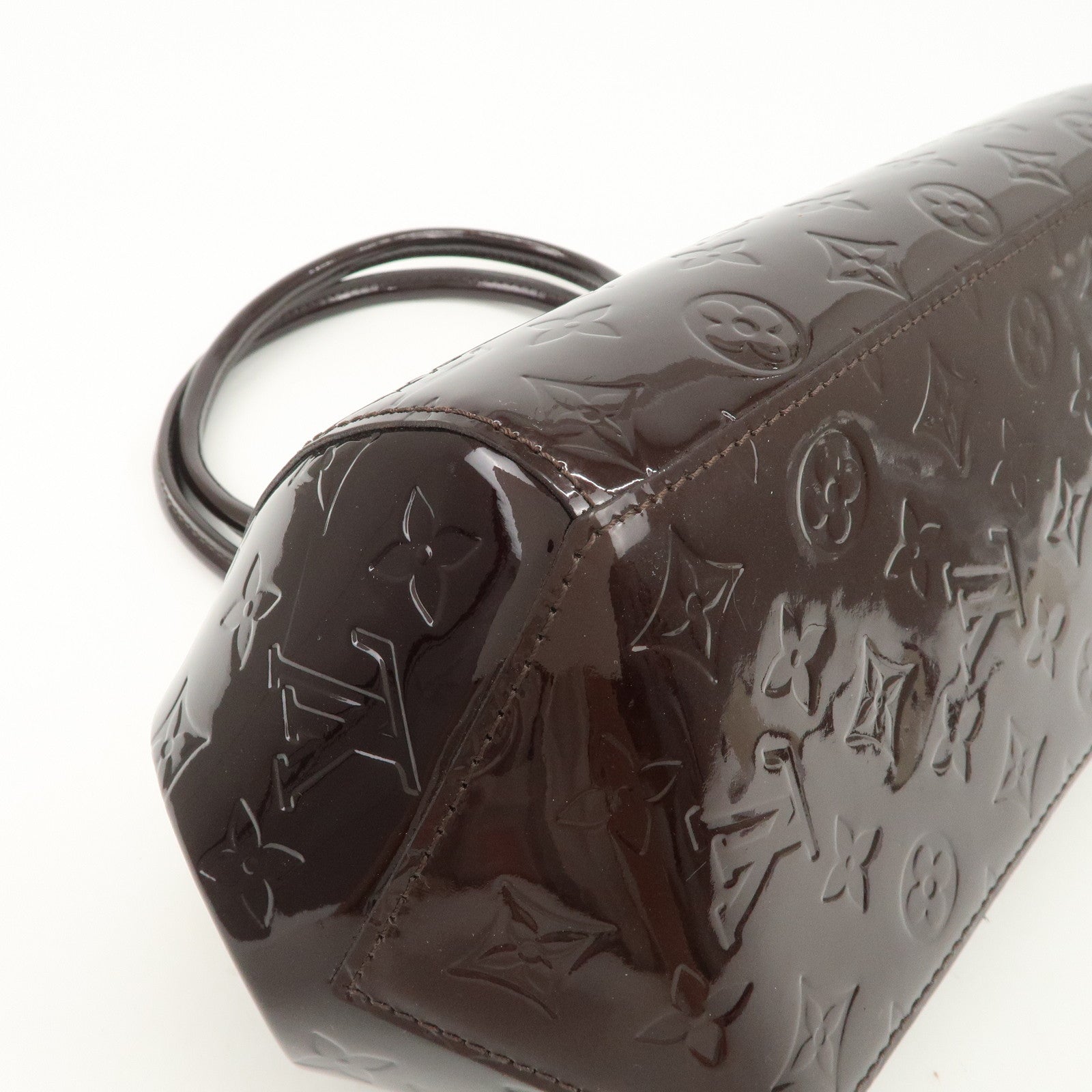 Louis Vuitton Monogram Vernis Leather Sherwood PM Hand Bag M91493