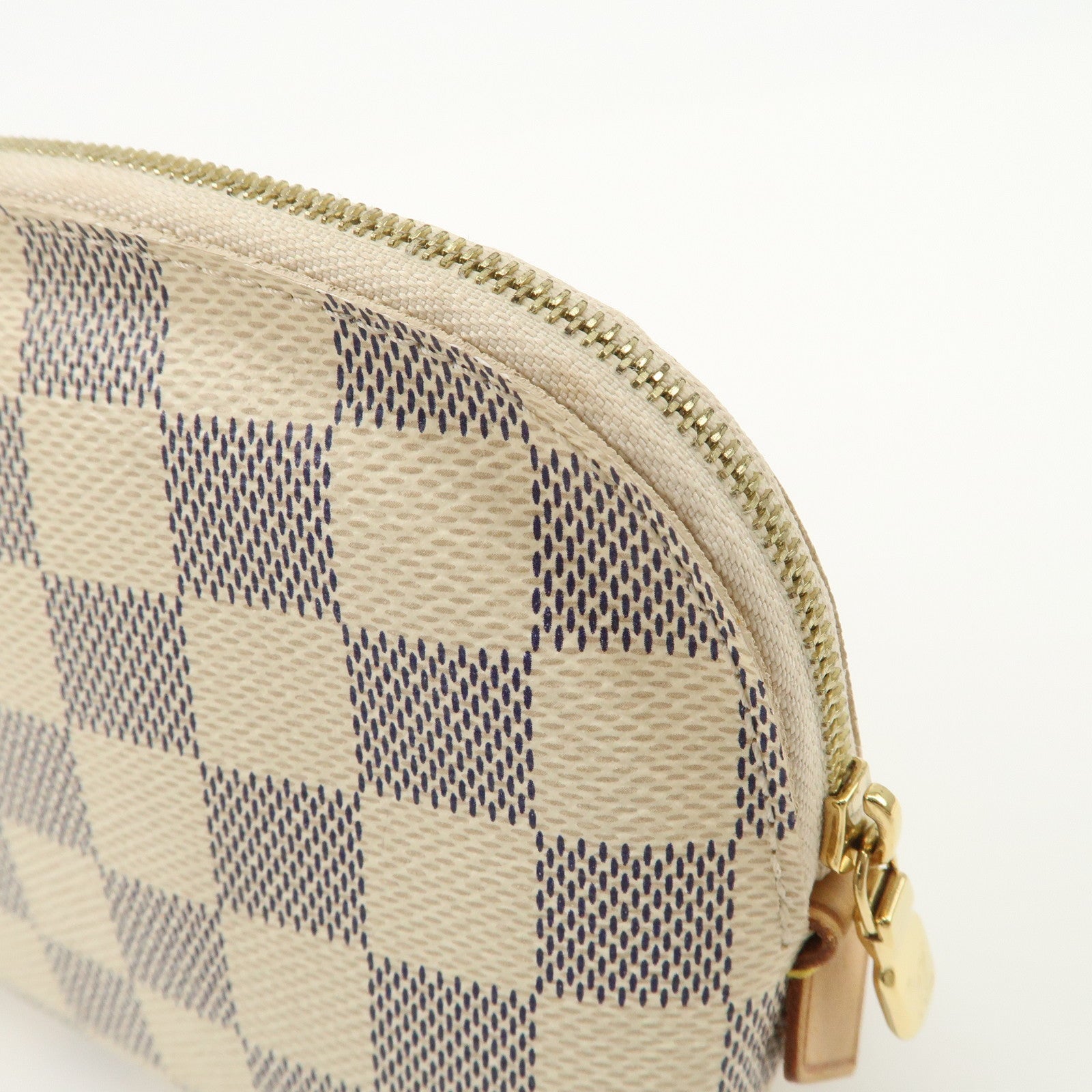 Louis Vuitton Damier Azur Pochette Cosmetic Pouch N60024